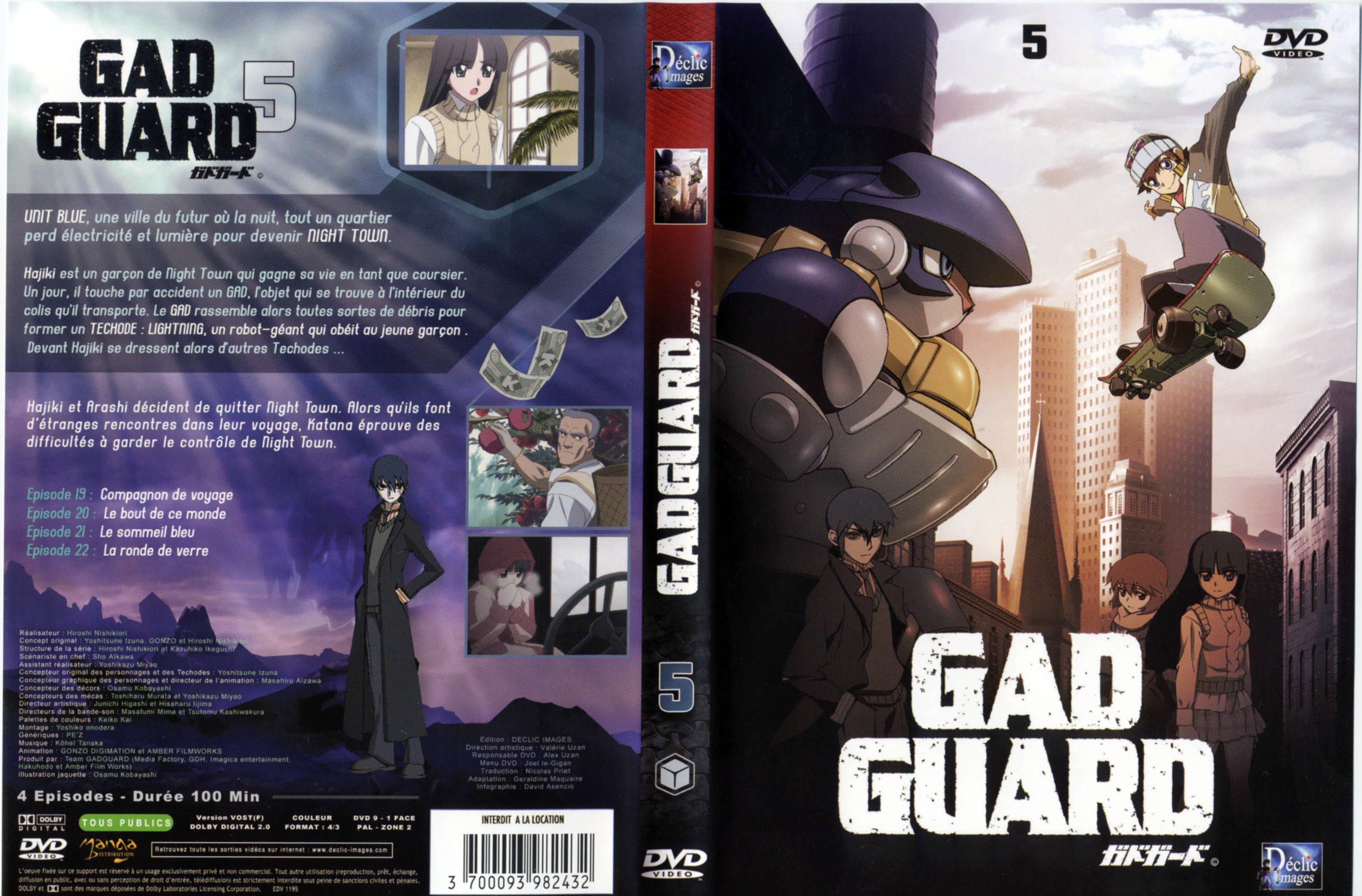 Jaquette DVD Gad Guard DVD 5