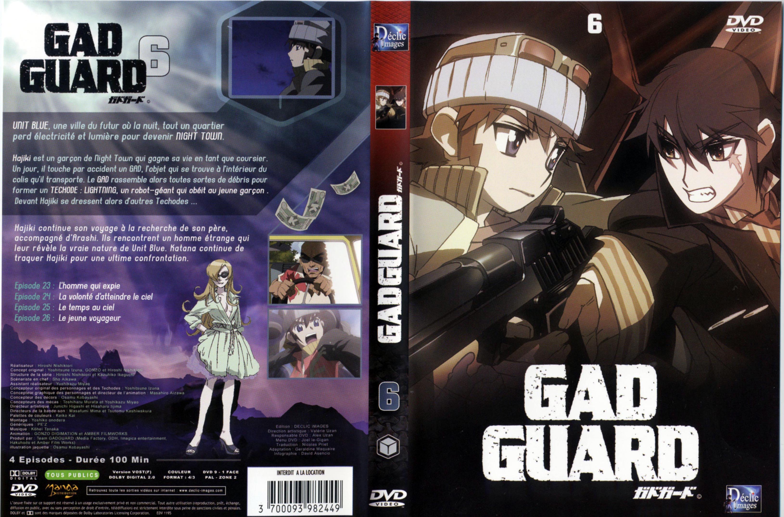 Jaquette DVD Gad Guard DVD 6