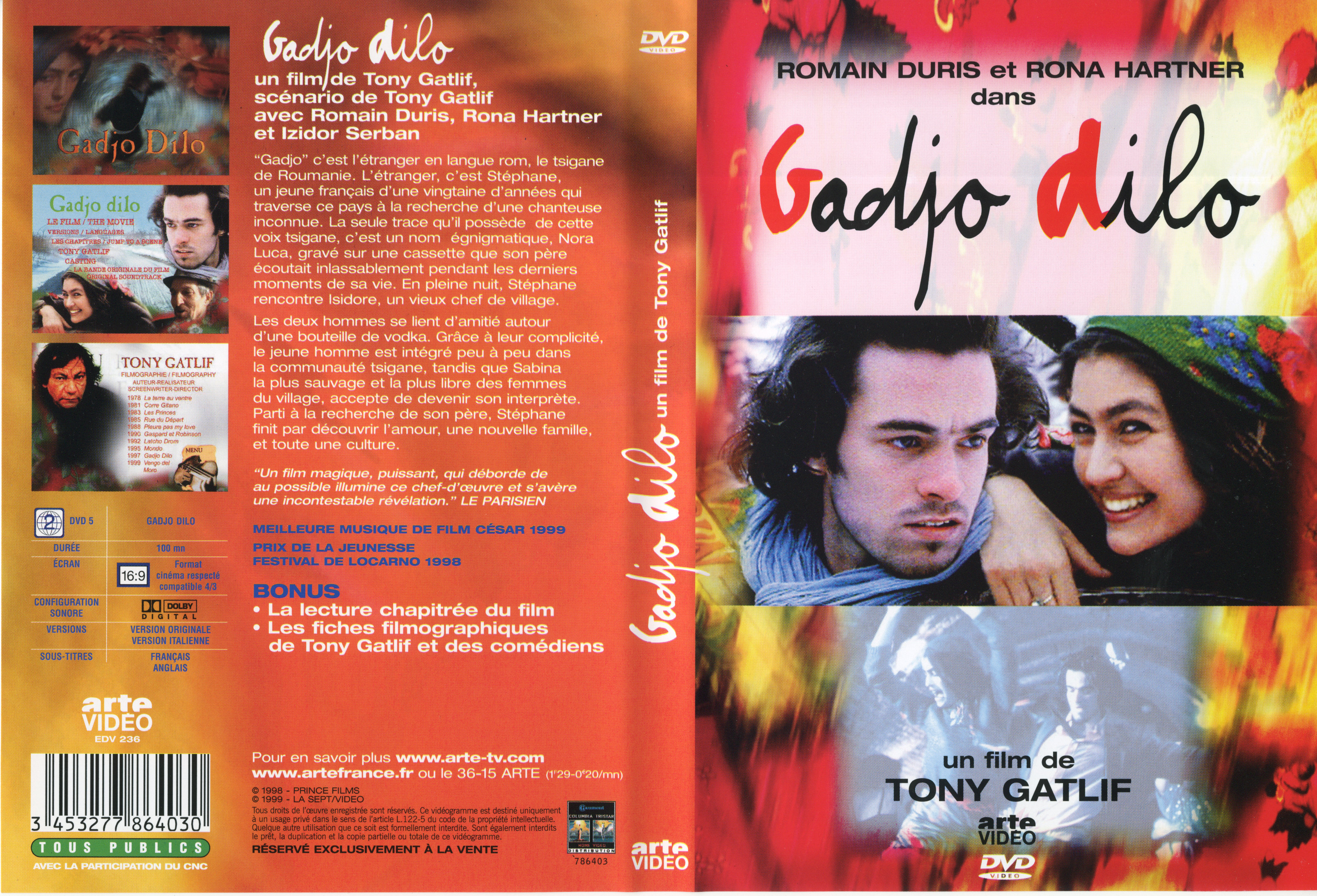 Jaquette DVD Gadjo Dilo