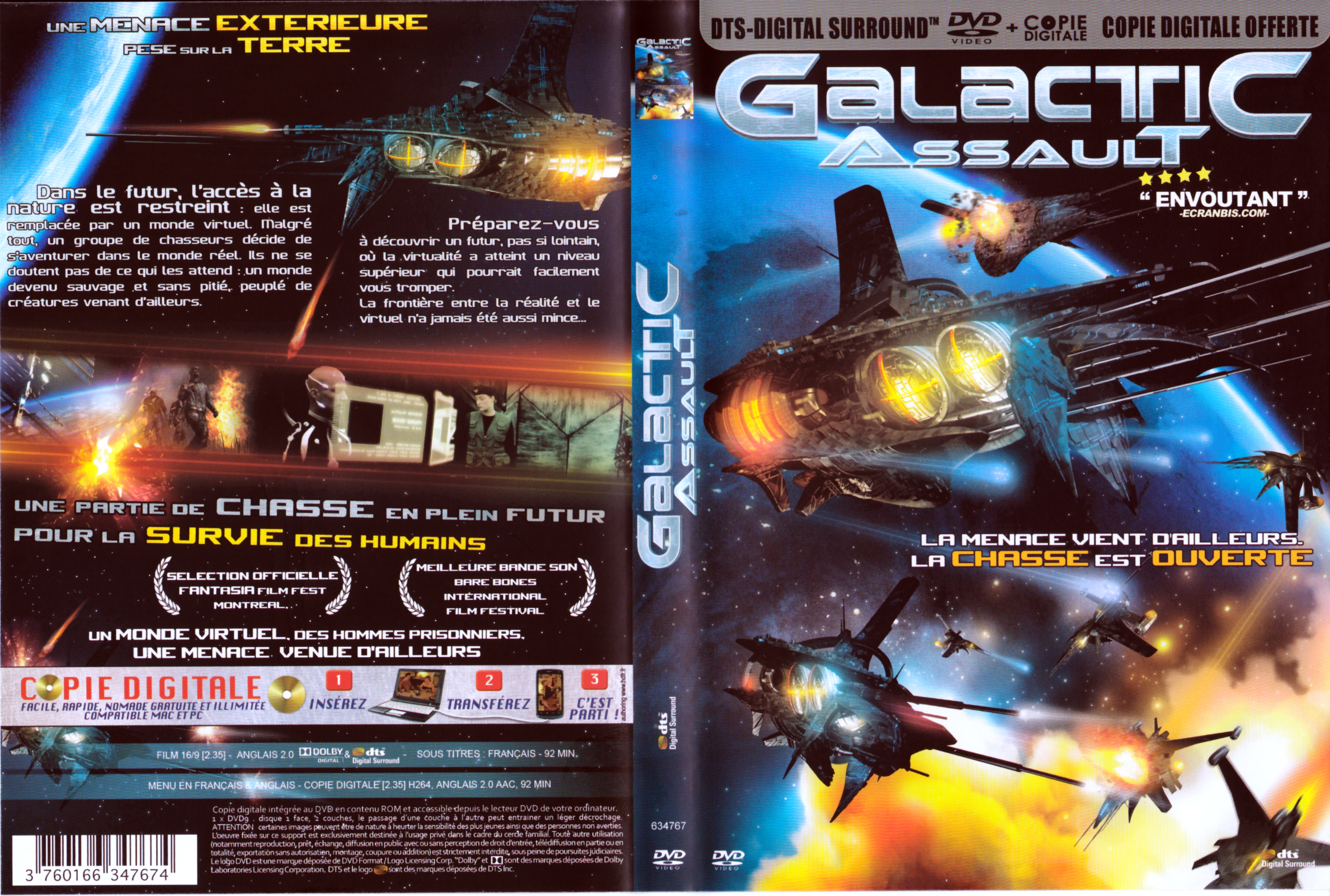 Jaquette DVD Galactic Assault