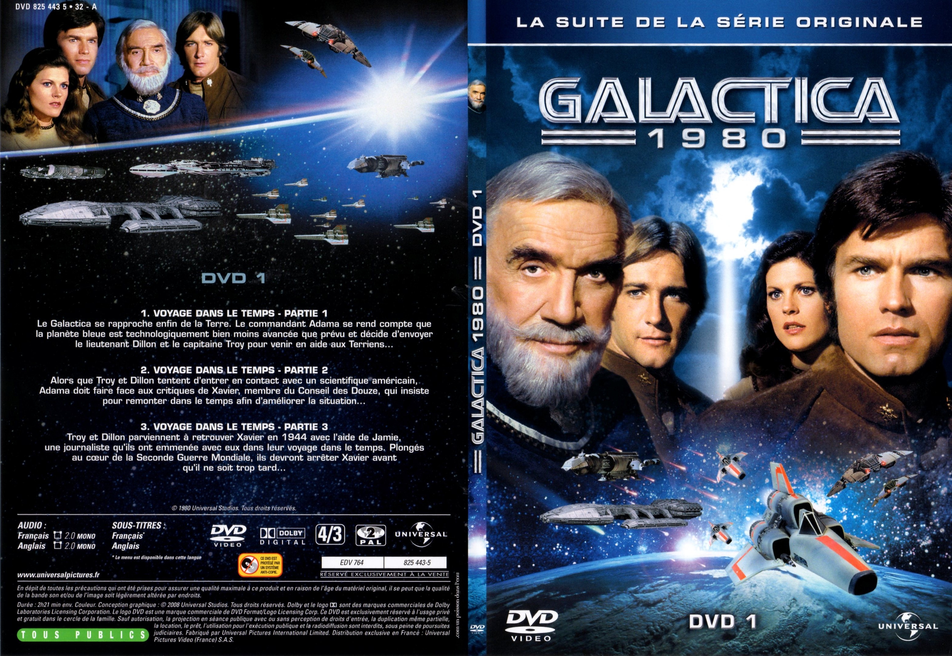 Jaquette DVD Galactica 1980 DVD 1.