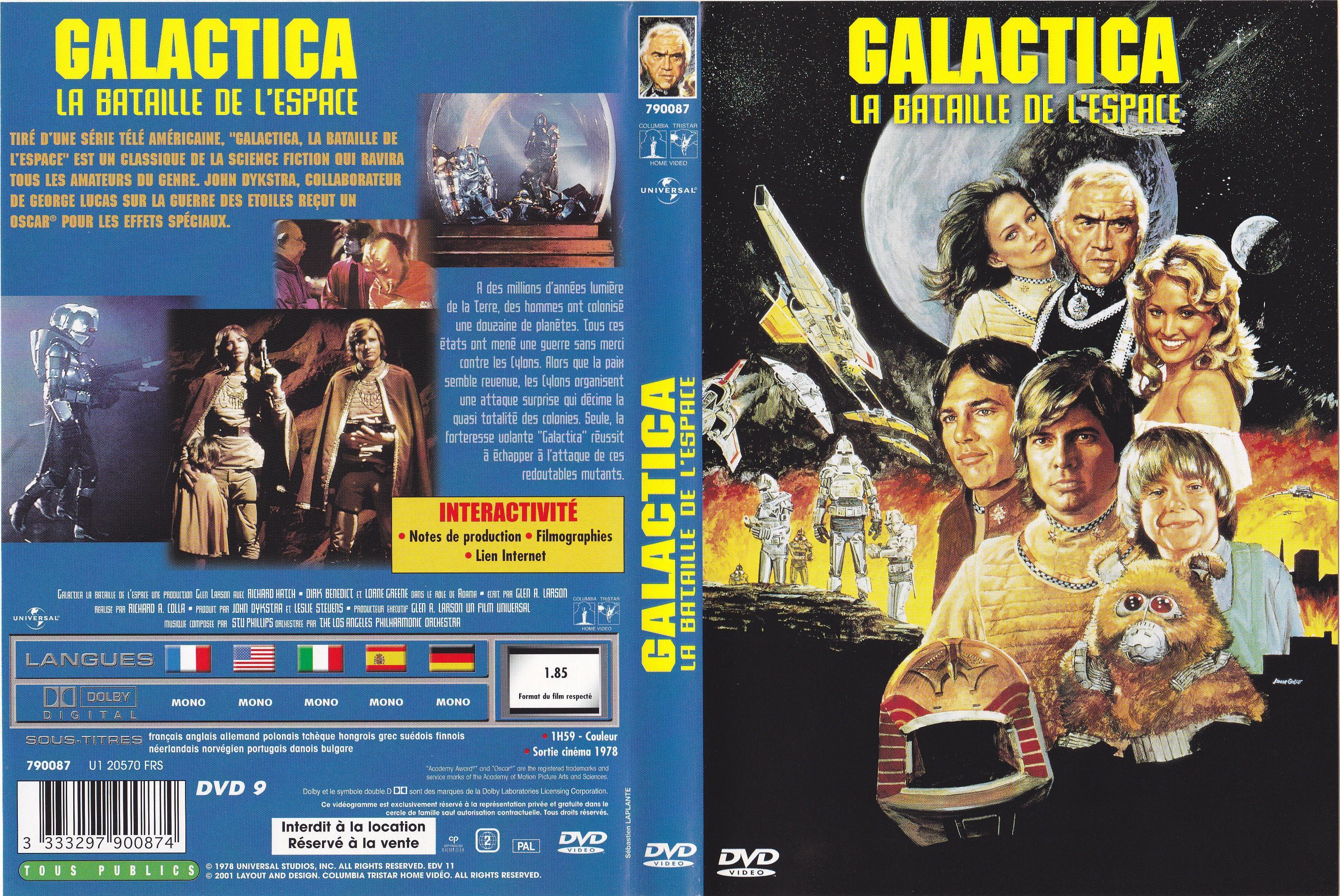 Jaquette DVD Galactica La bataille de l