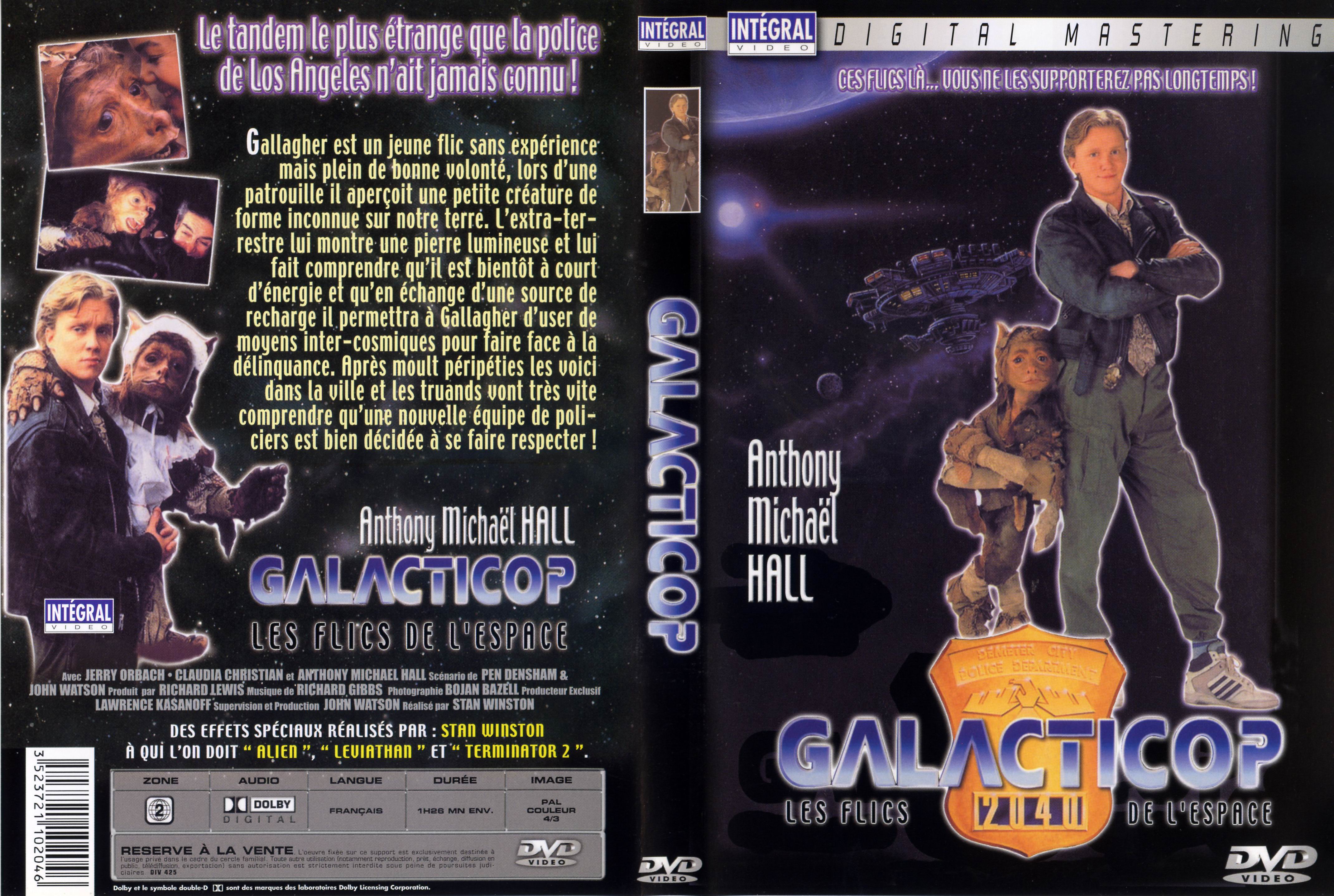 Jaquette DVD Galactica cop