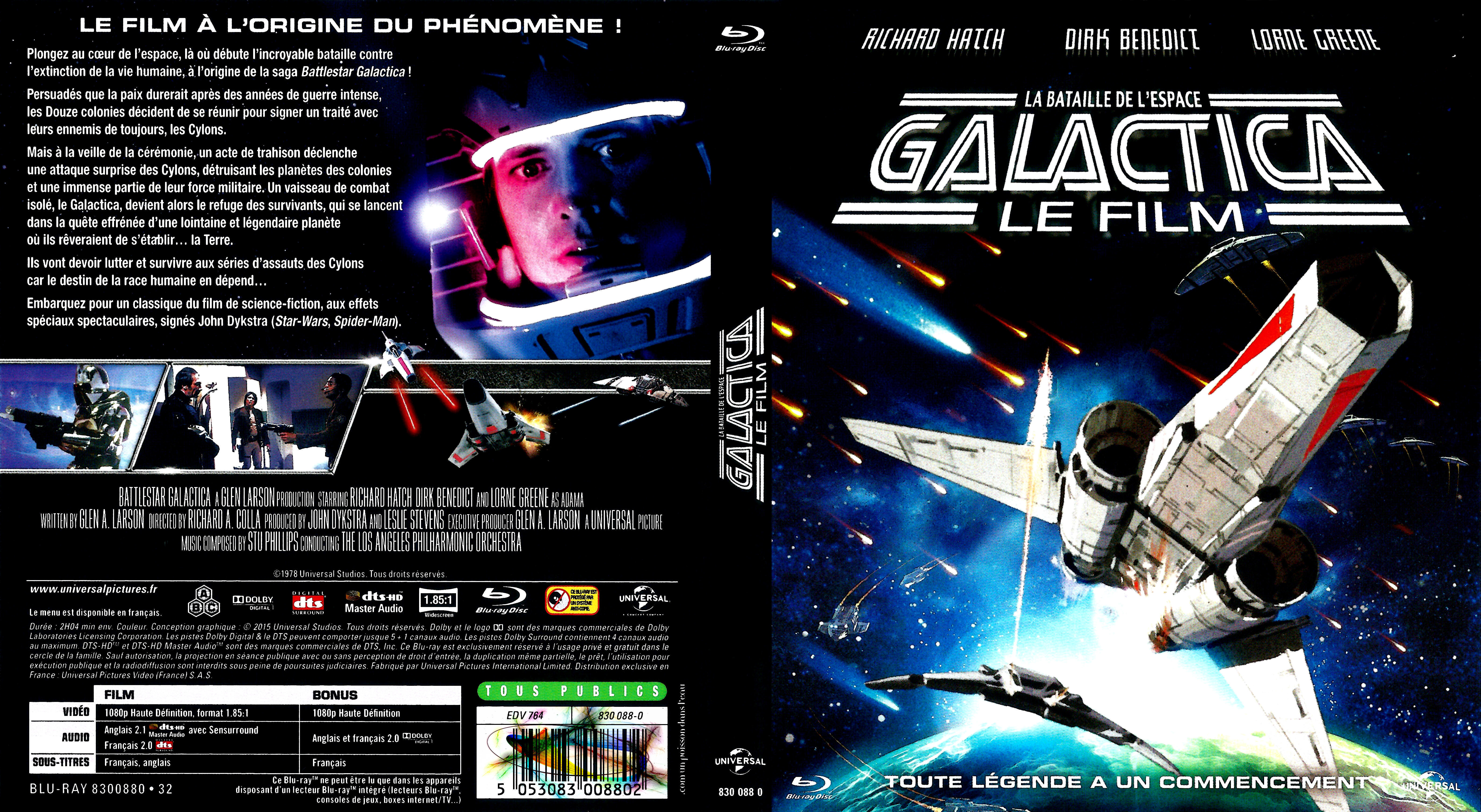 Jaquette DVD Galactica la bataille de l