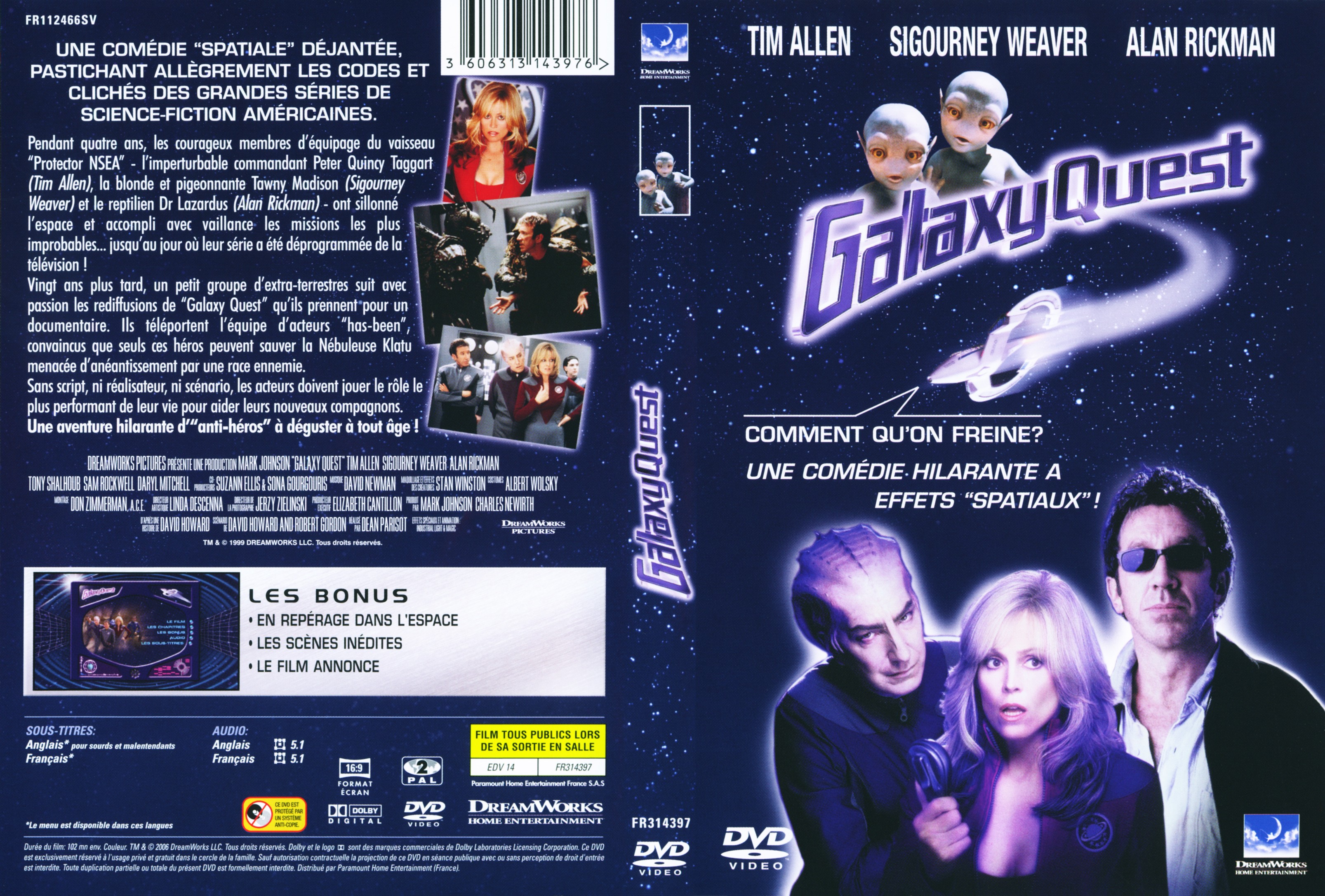 Jaquette DVD Galaxy Quest