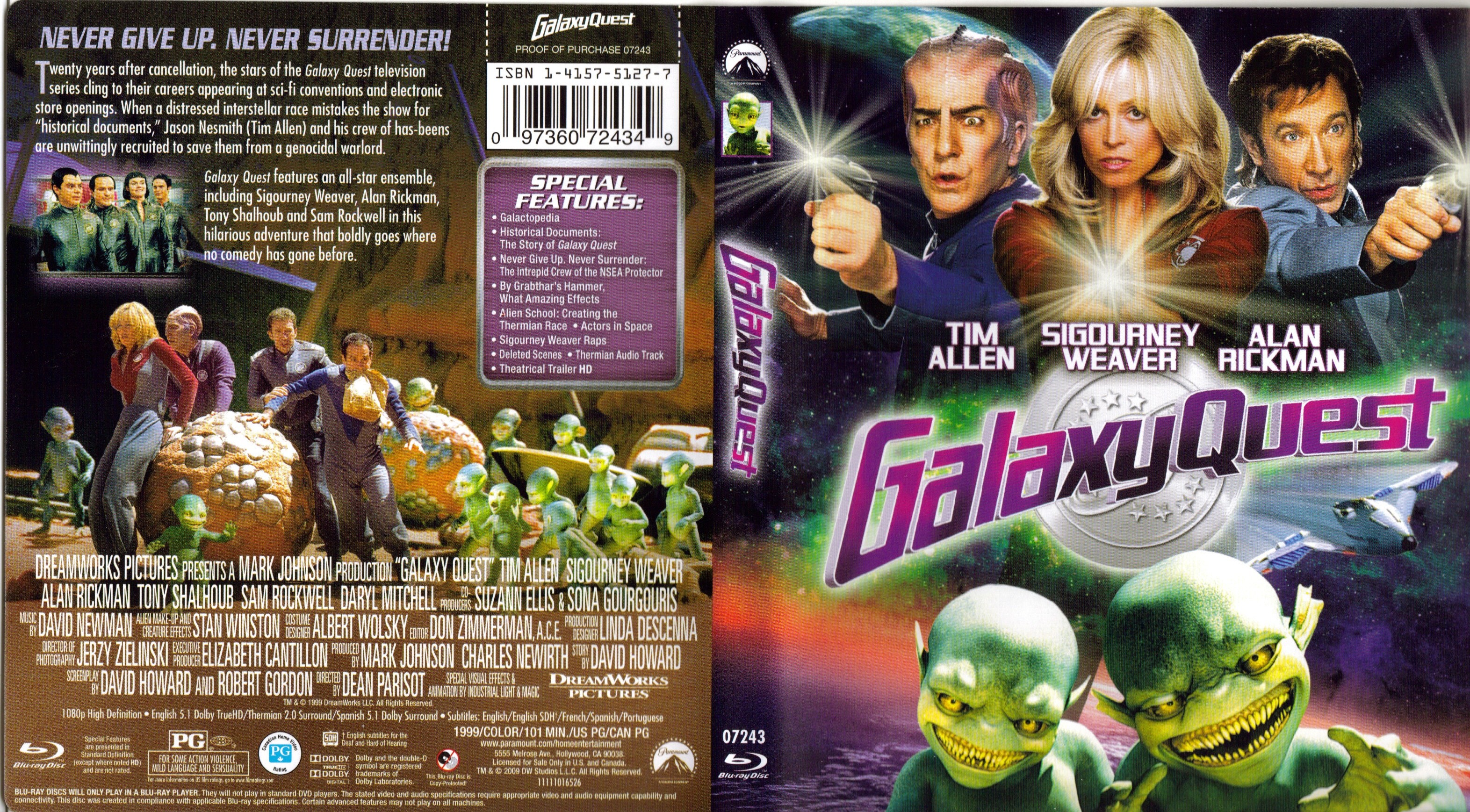 Jaquette DVD Galaxy Quest (Canadienne) (BLU-RAY)