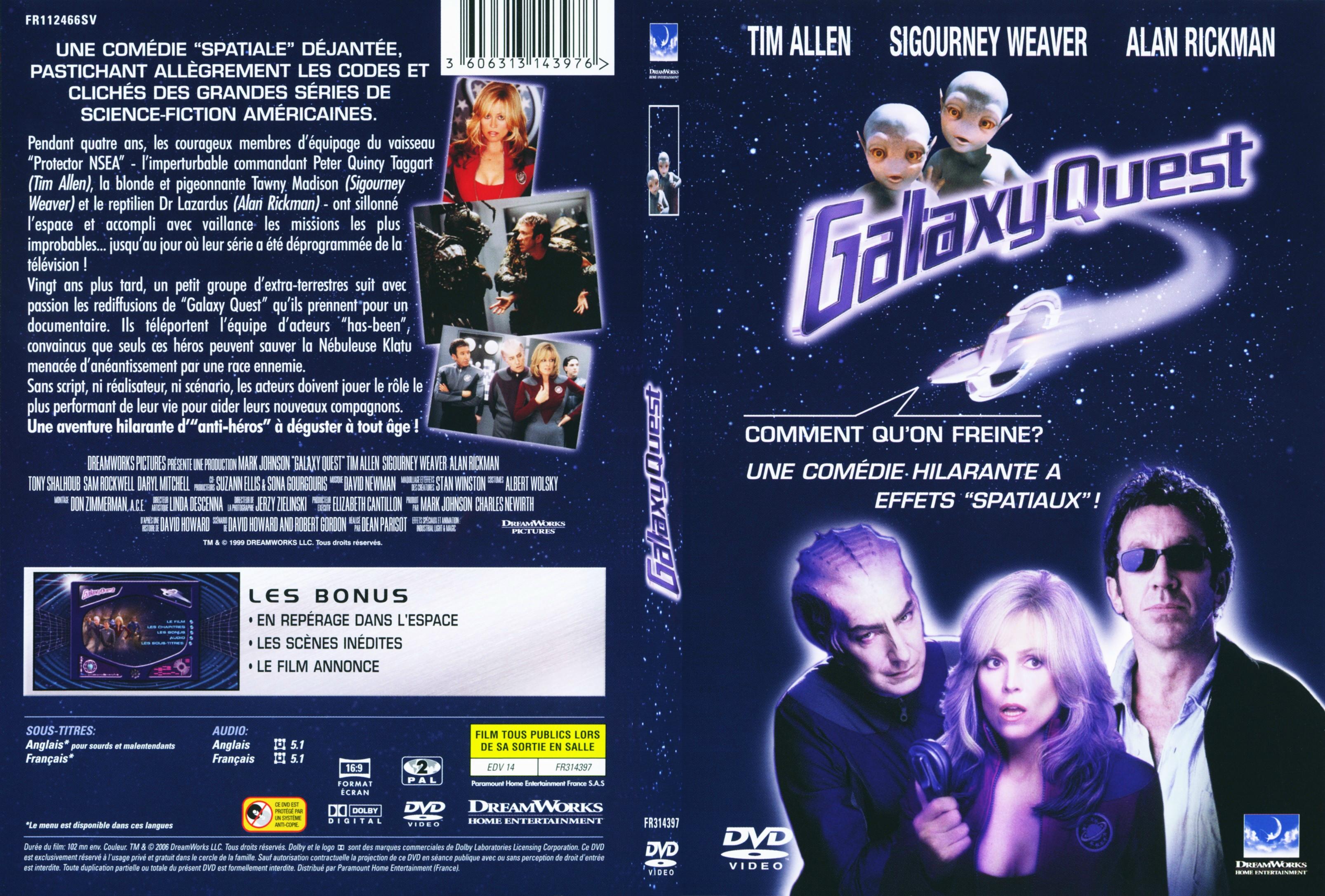 Jaquette DVD Galaxy Quest - SLIM