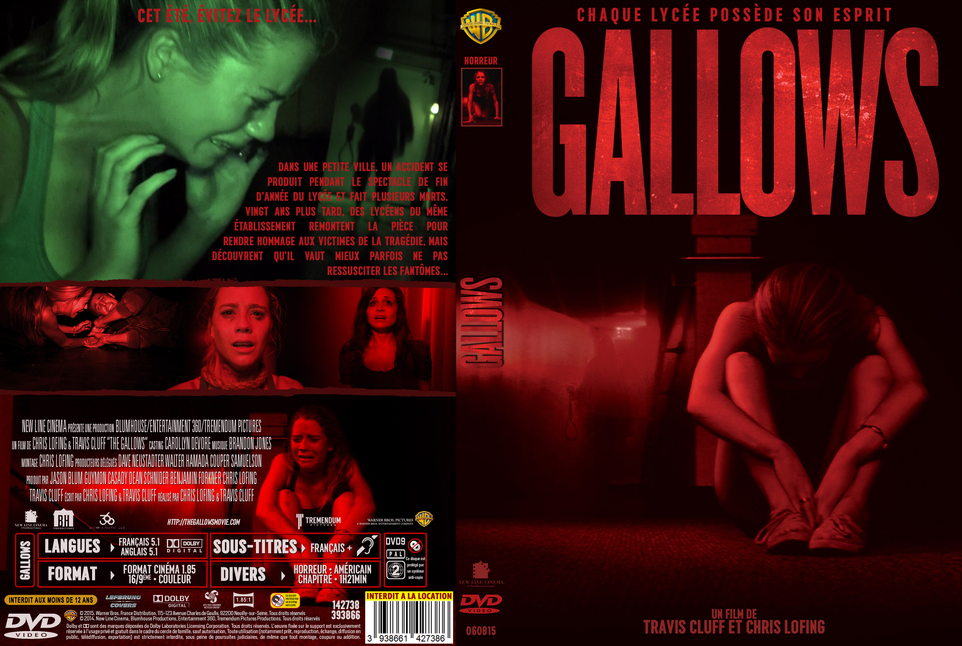 Jaquette DVD Gallows custom