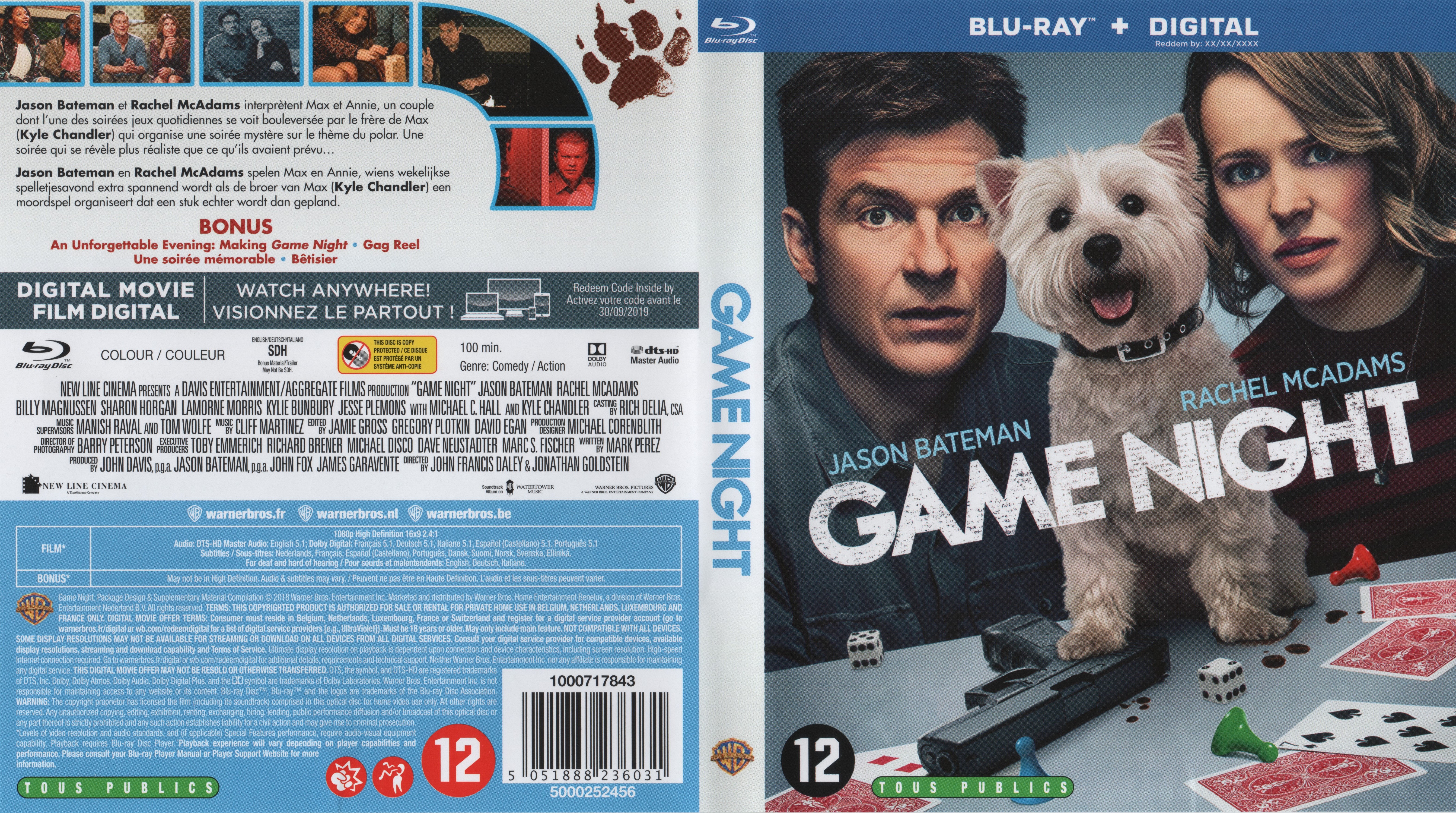 Jaquette DVD Game Night (BLU-RAY)