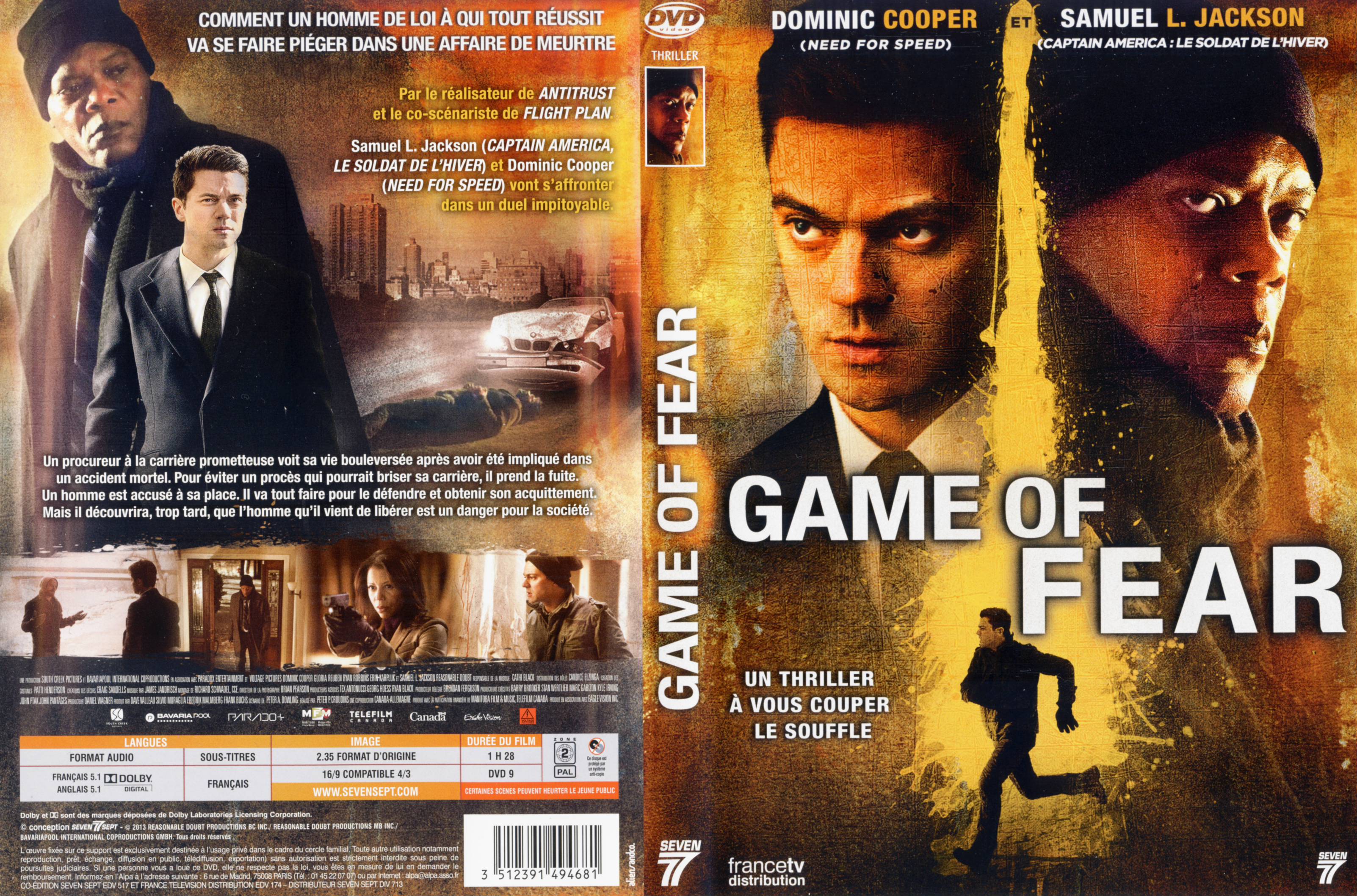 Jaquette DVD Game of Fear