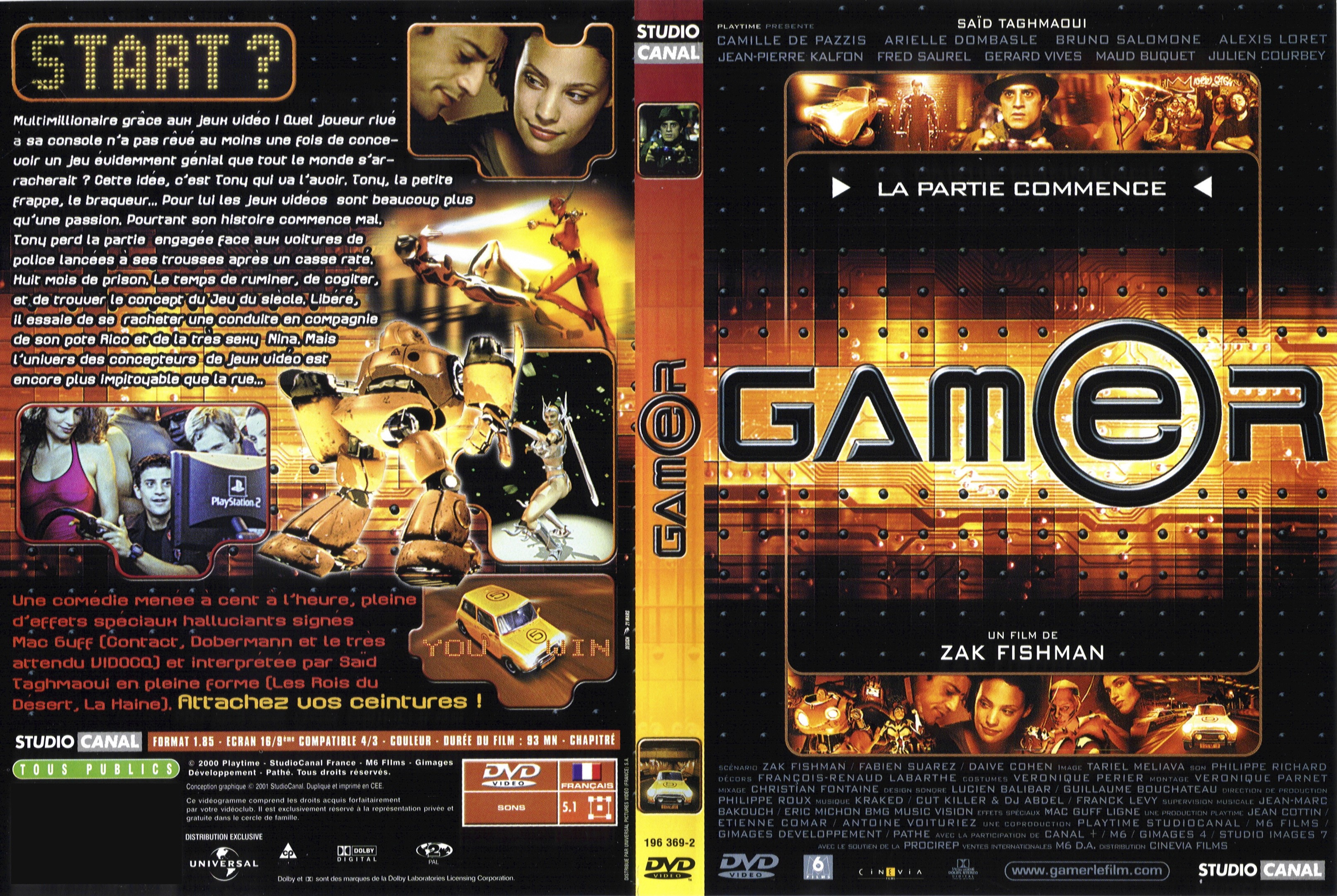 Jaquette DVD Gamer