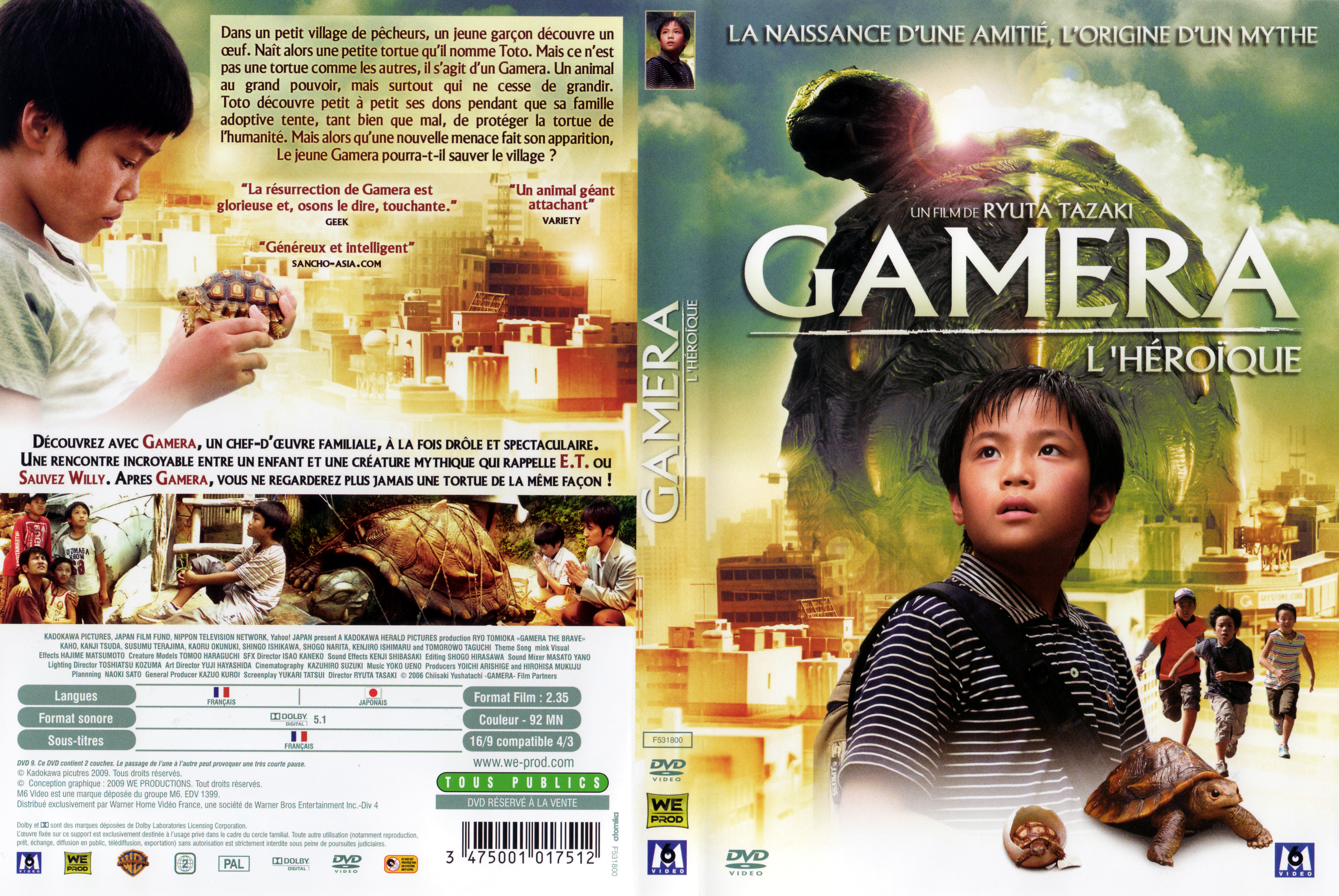Jaquette DVD Gamera l