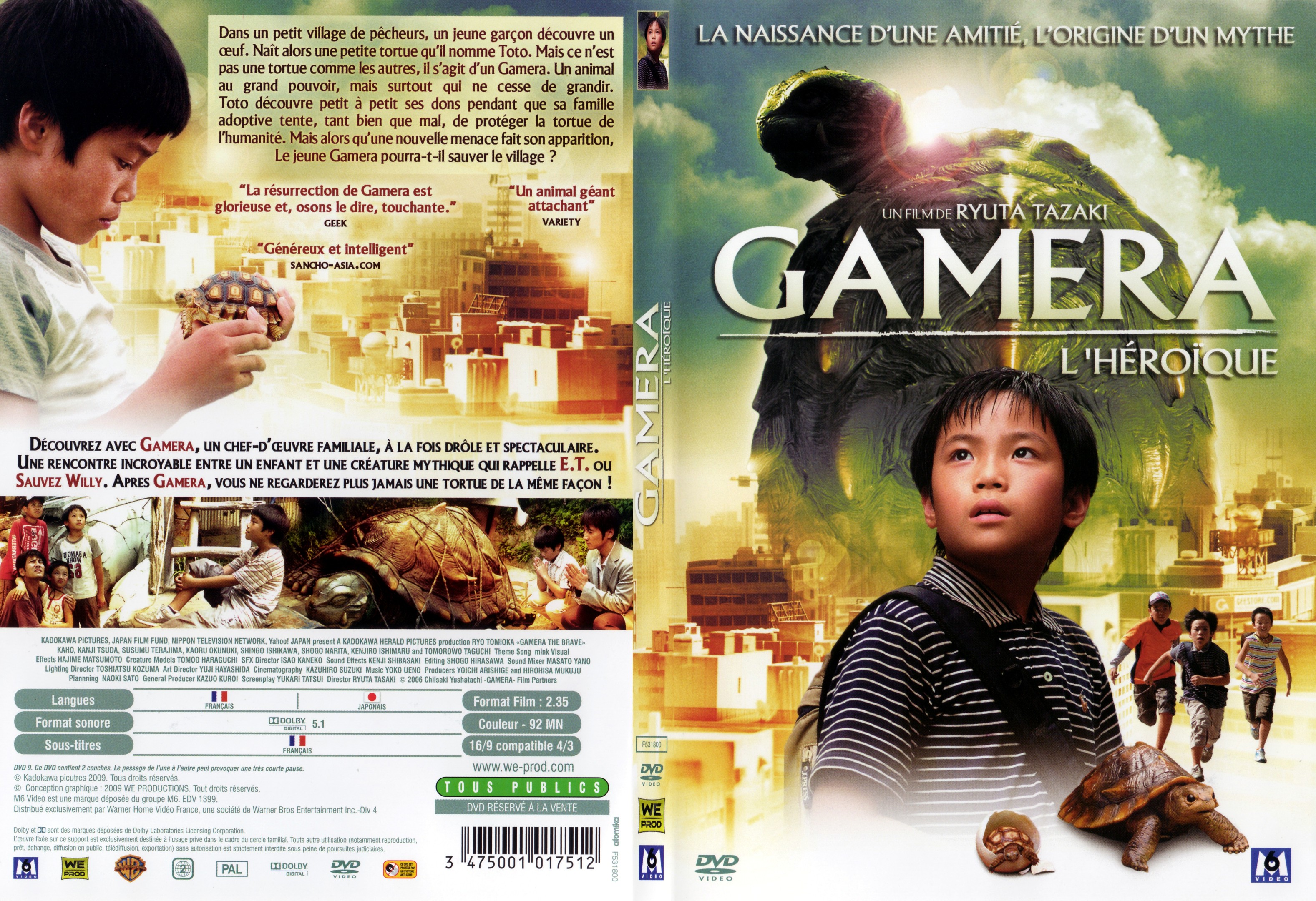 Jaquette DVD Gamera l