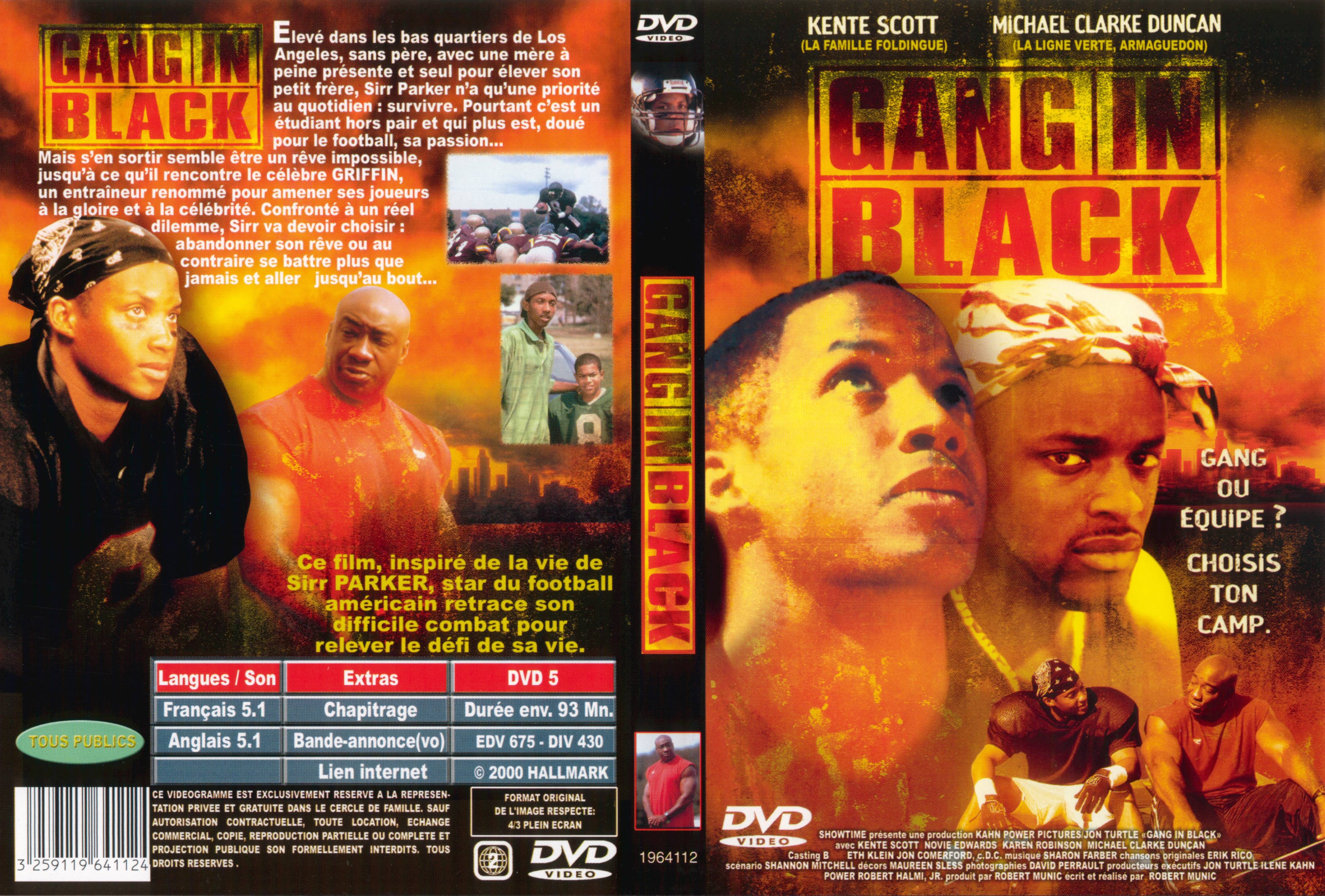 Jaquette DVD Gang in black