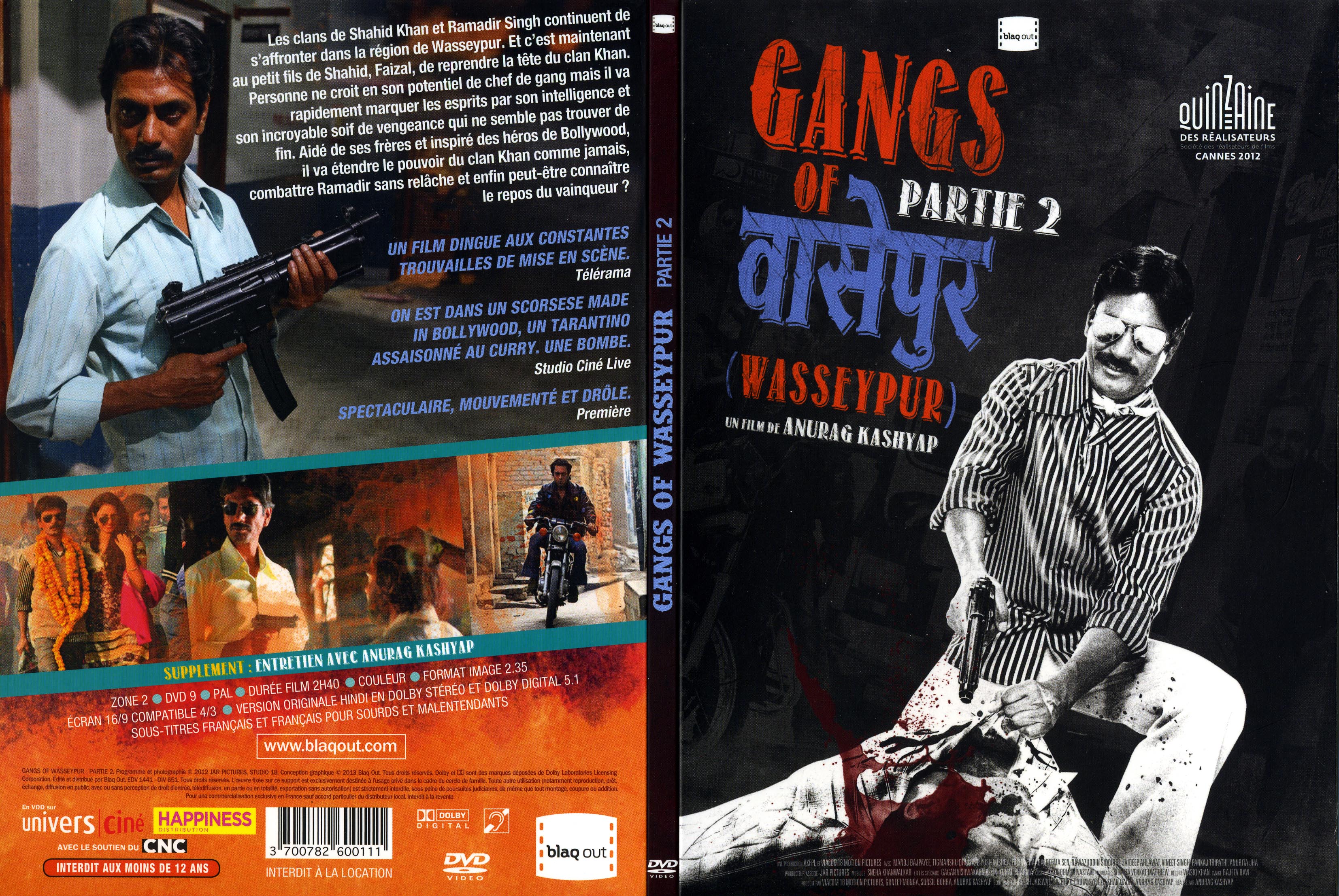 Jaquette DVD Gangs of Wasseypur Part 2