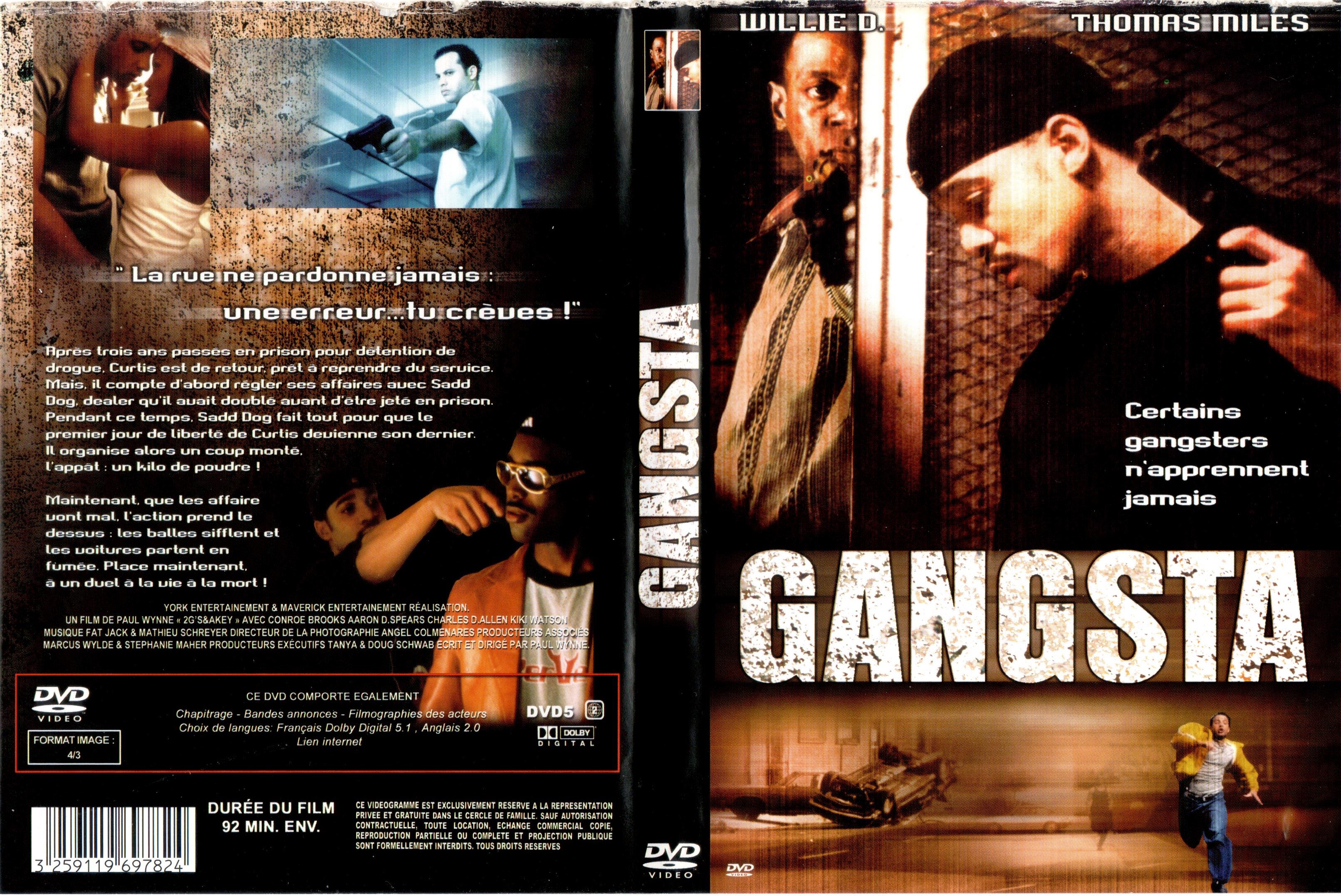 Jaquette DVD Gangsta