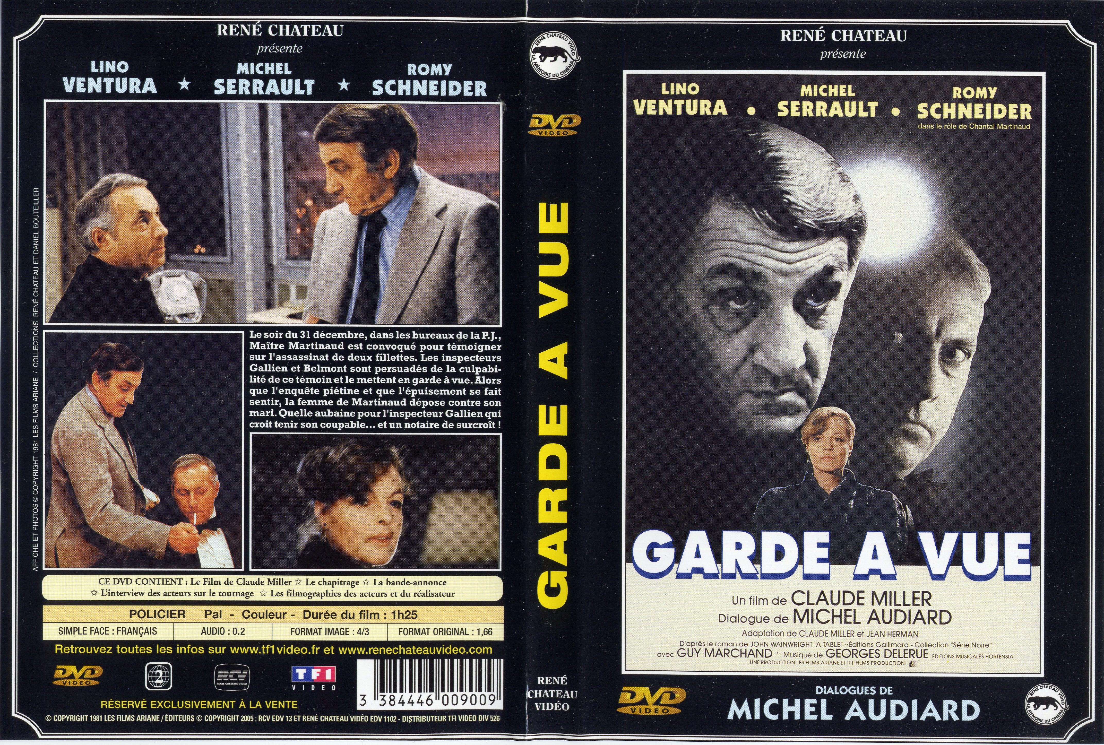 Jaquette DVD Garde  vue