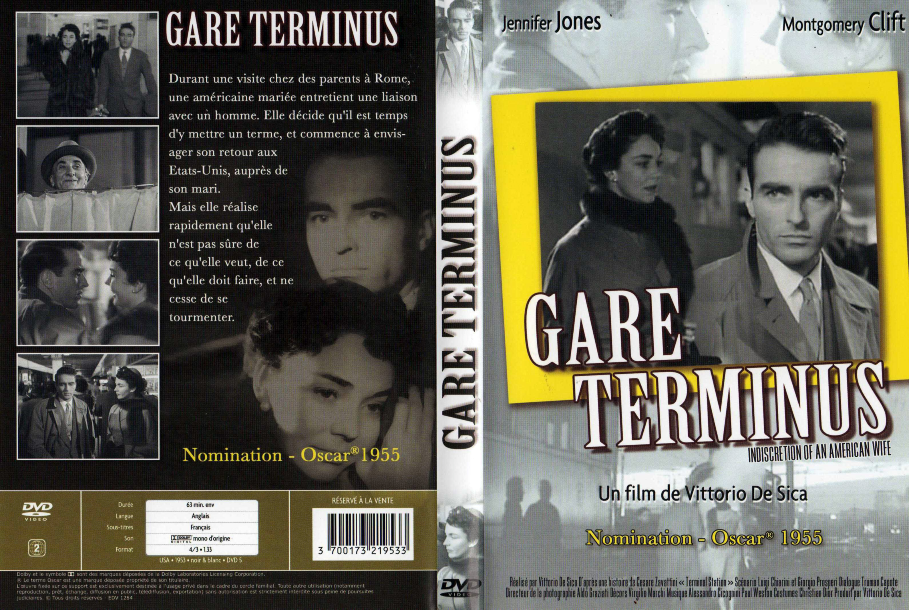 Jaquette DVD Gare terminus