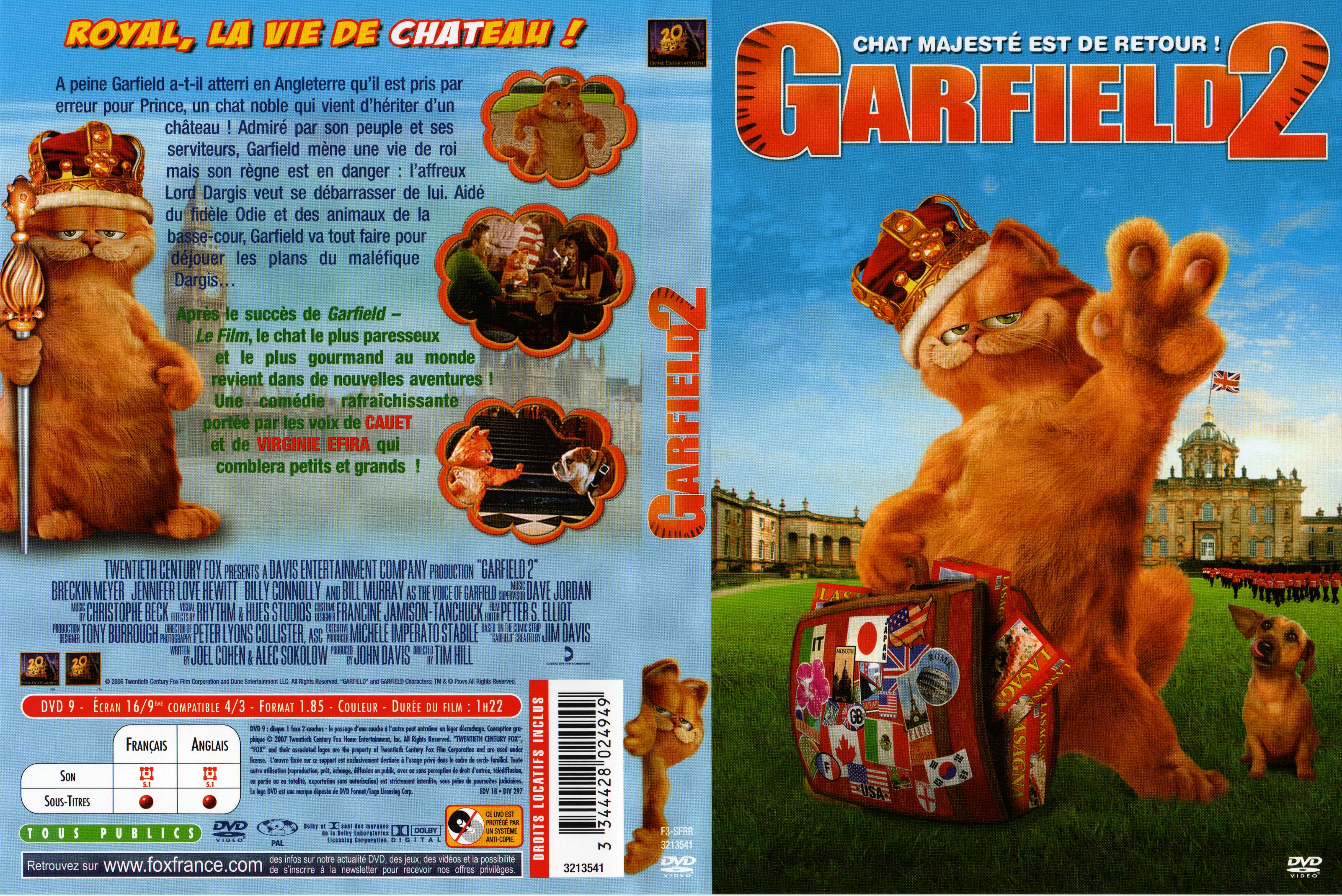Jaquette DVD Garfield 2
