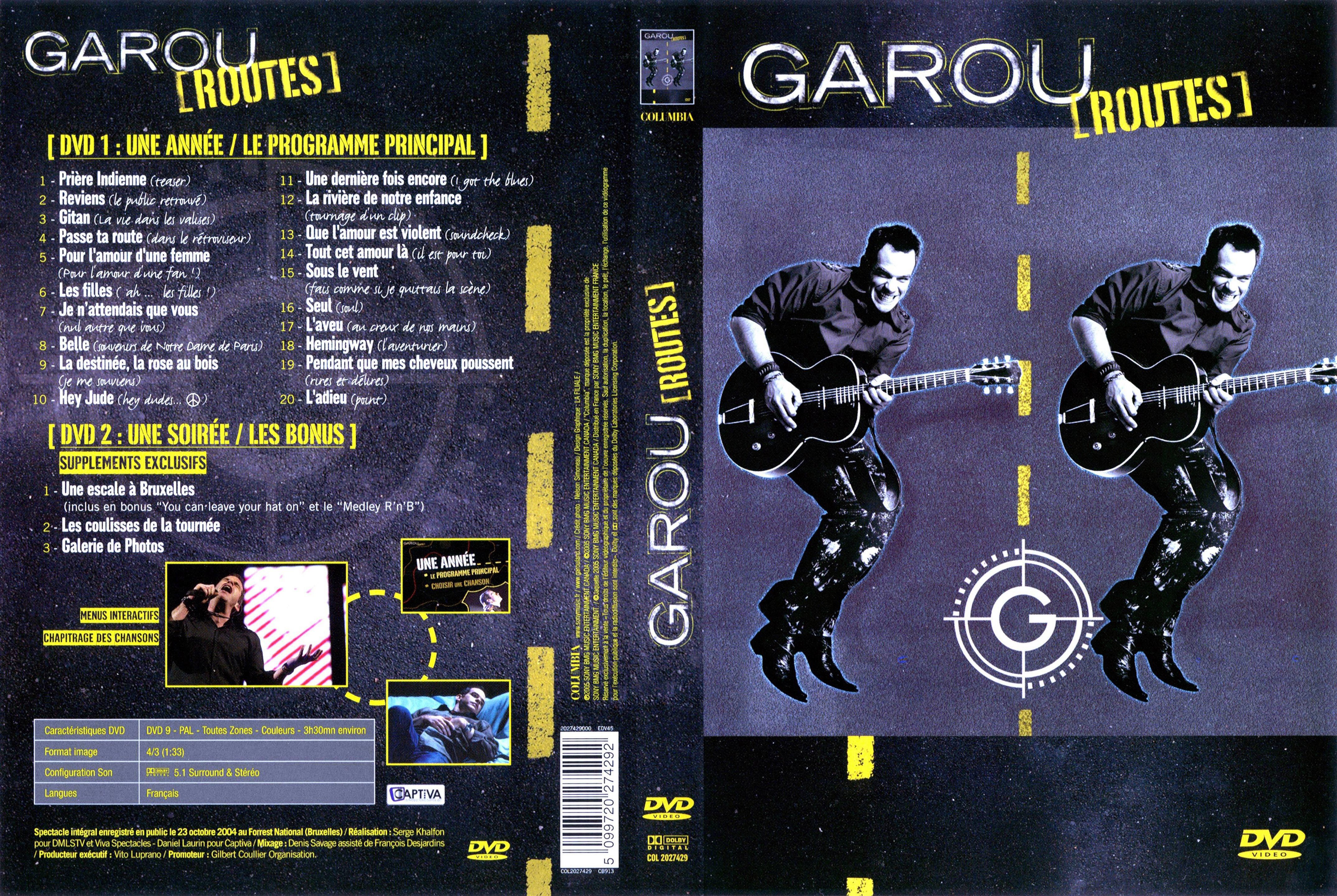 Jaquette DVD Garou routes