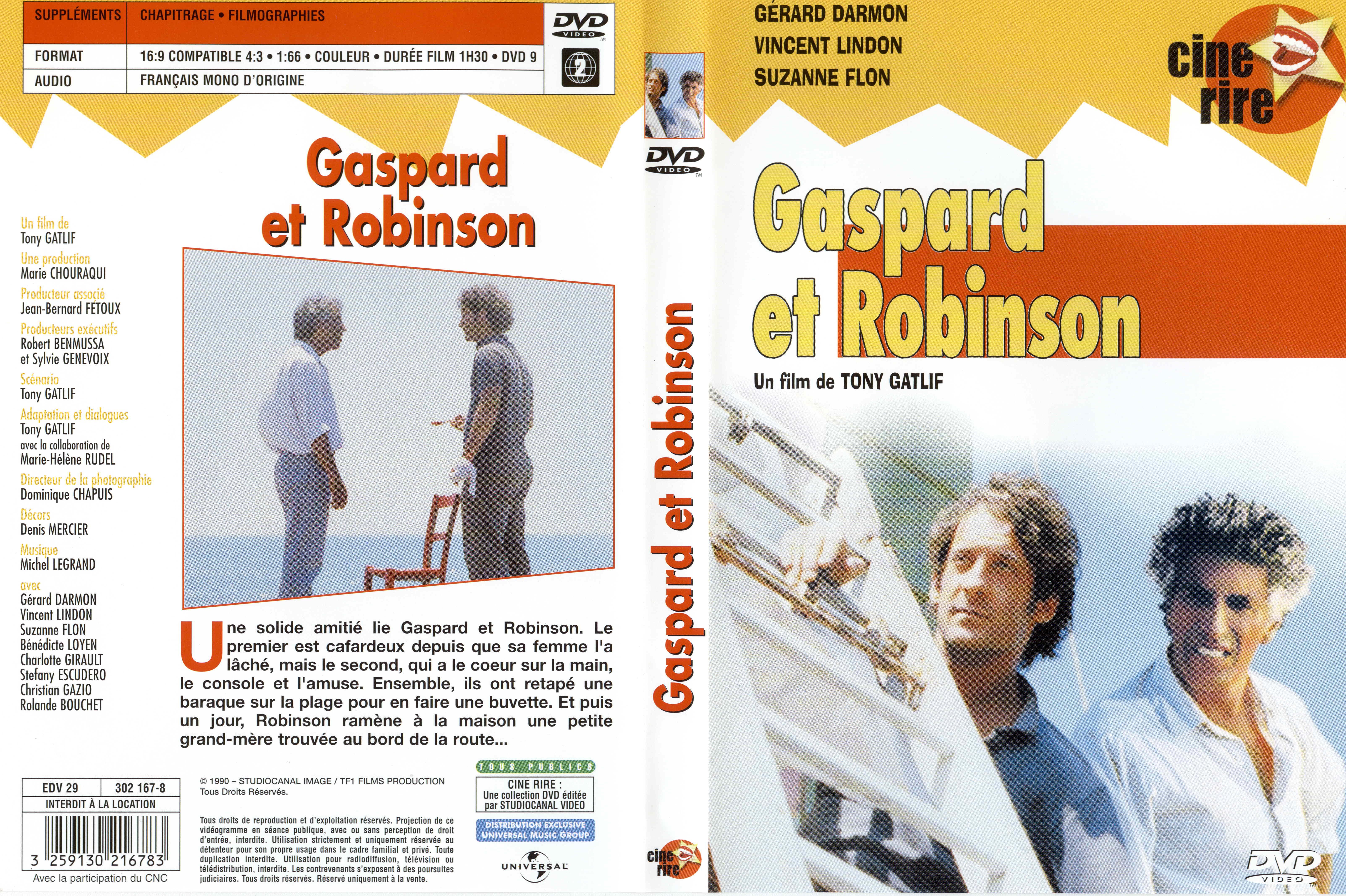 Jaquette DVD Gaspard et Robinson