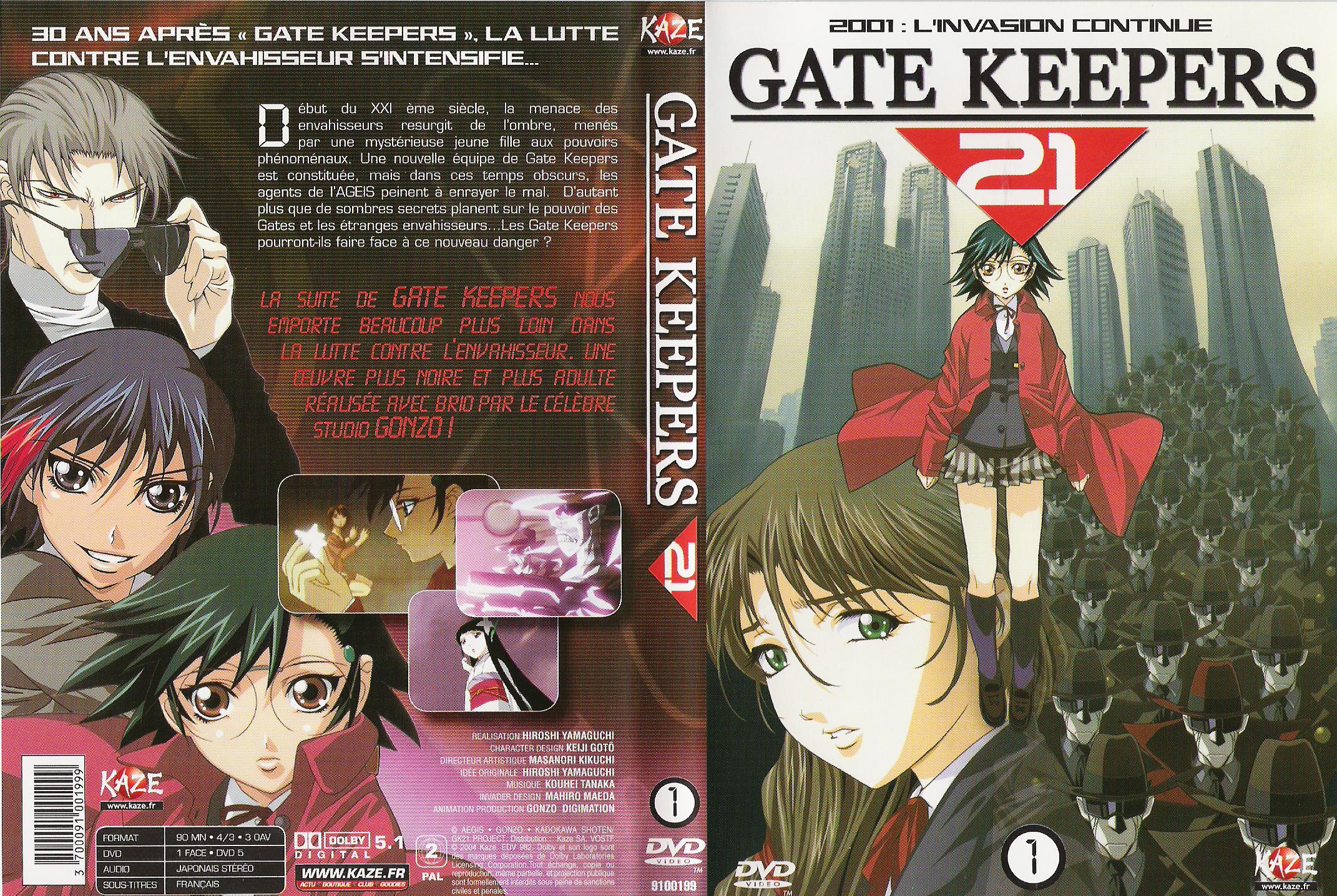 Jaquette DVD Gate Keepers 21 DVD 1