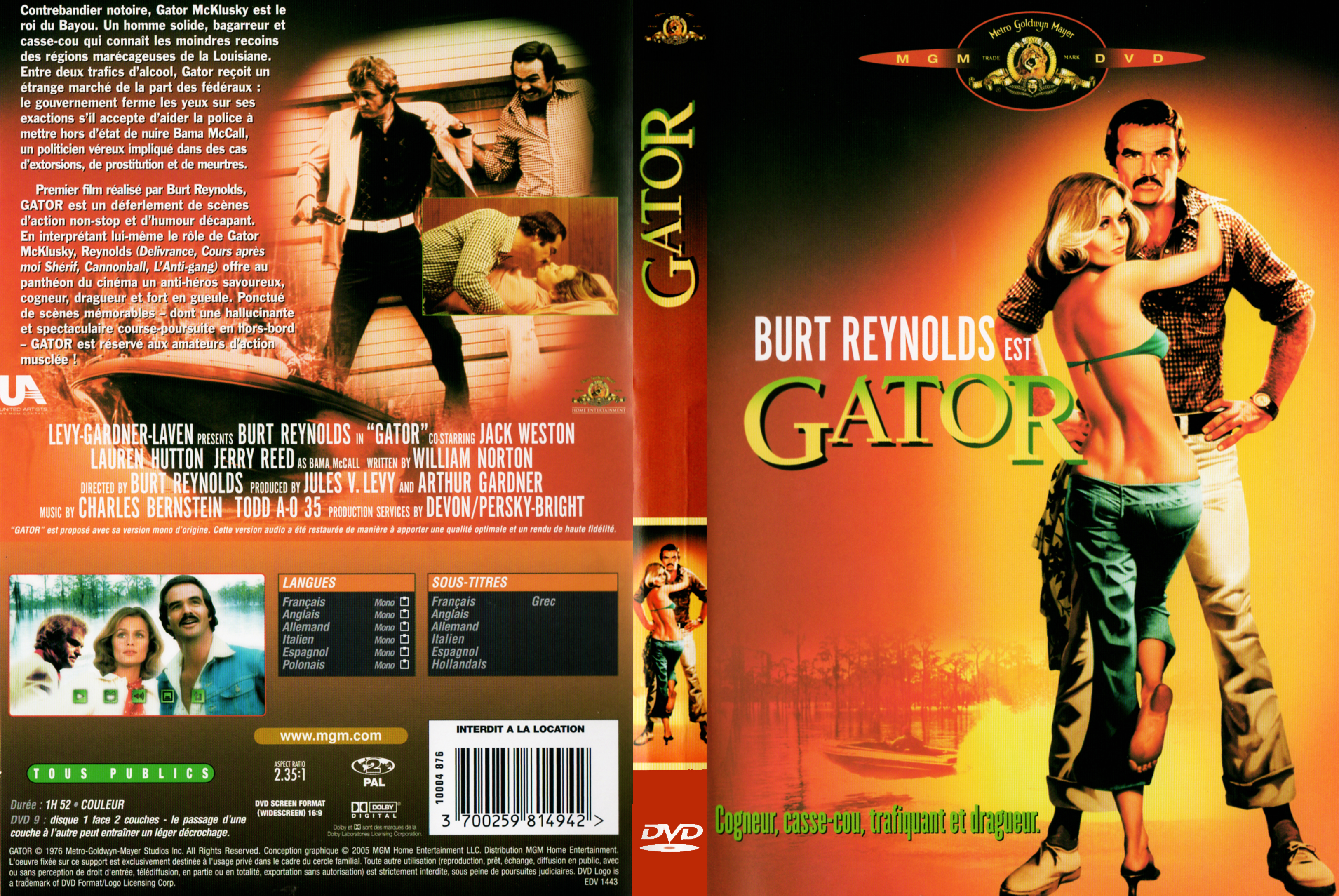 Jaquette DVD Gator