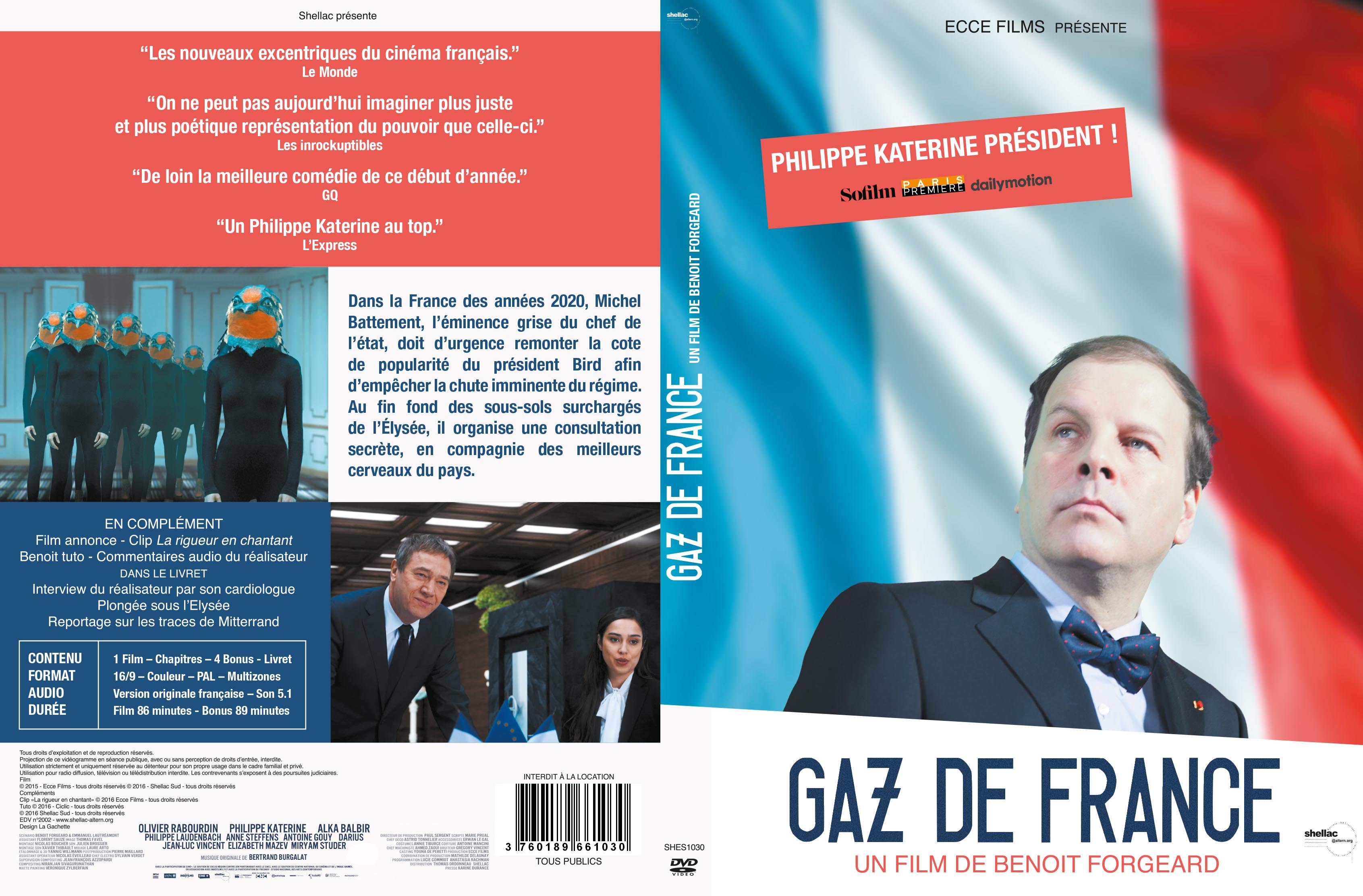 Jaquette DVD Gaz de france