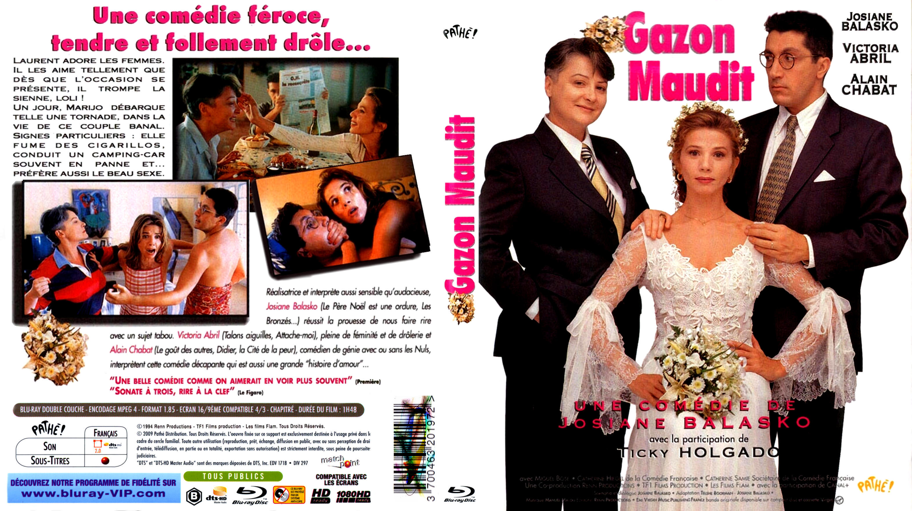Jaquette DVD Gazon maudit custom (BLU-RAY)