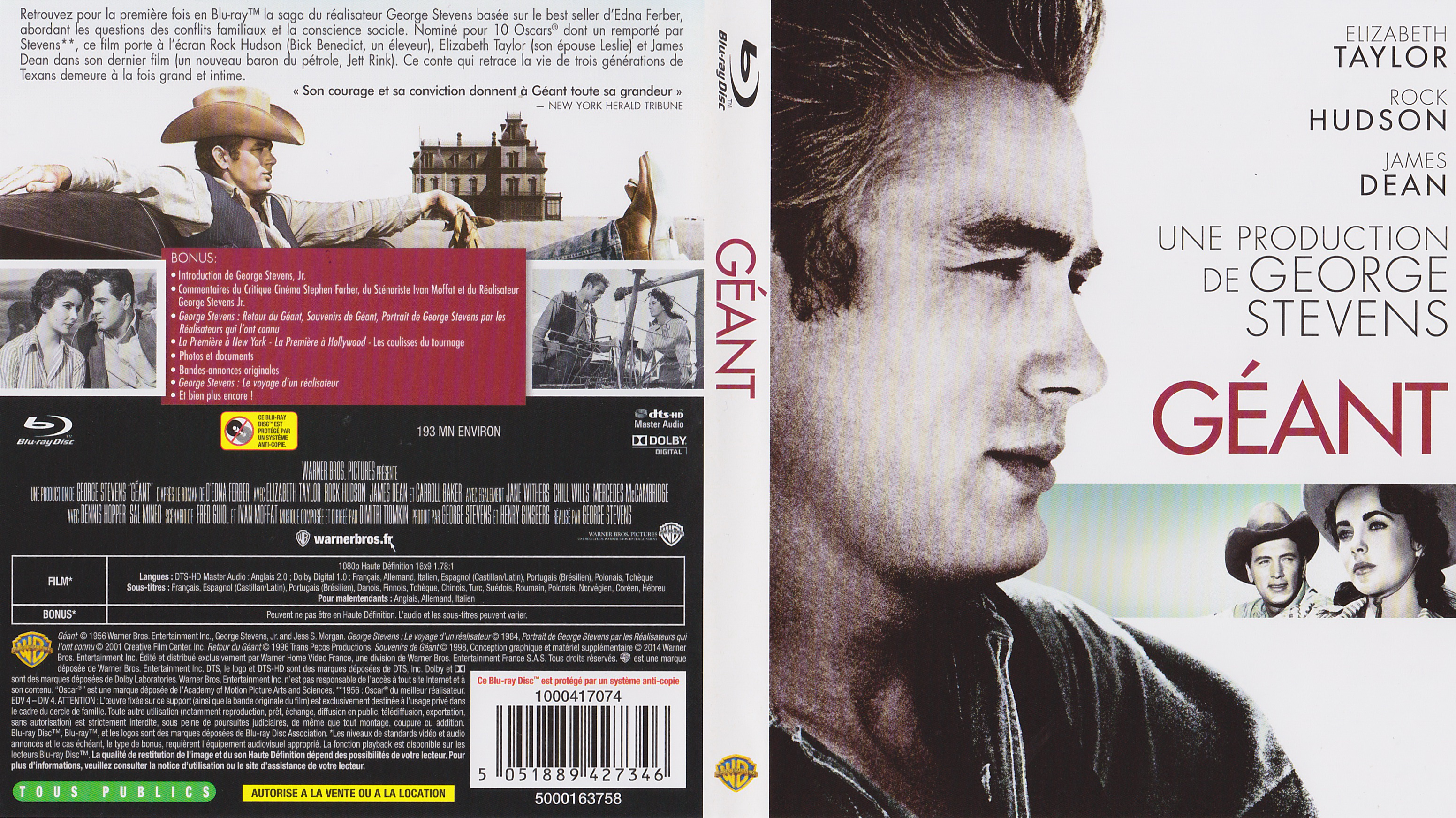 Jaquette DVD Gant (BLU-RAY)