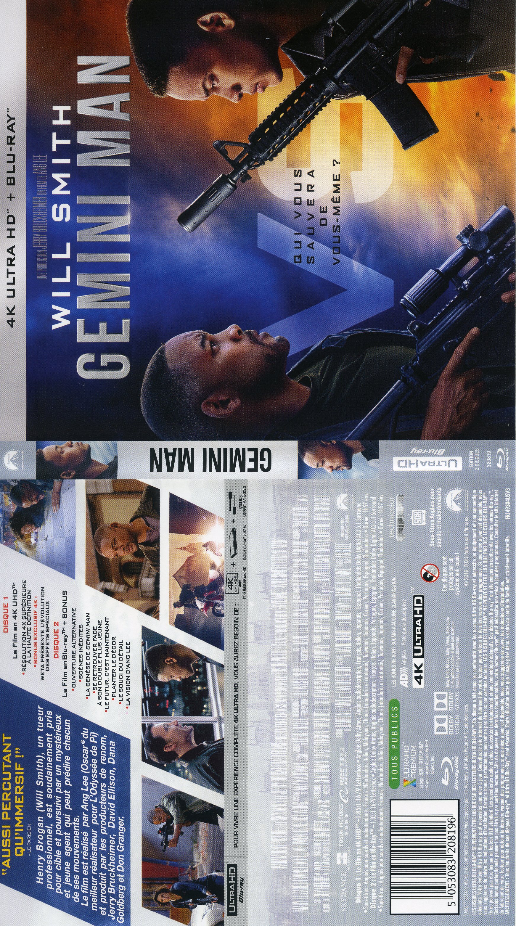 Jaquette DVD Gemini Man (BLU-RAY)