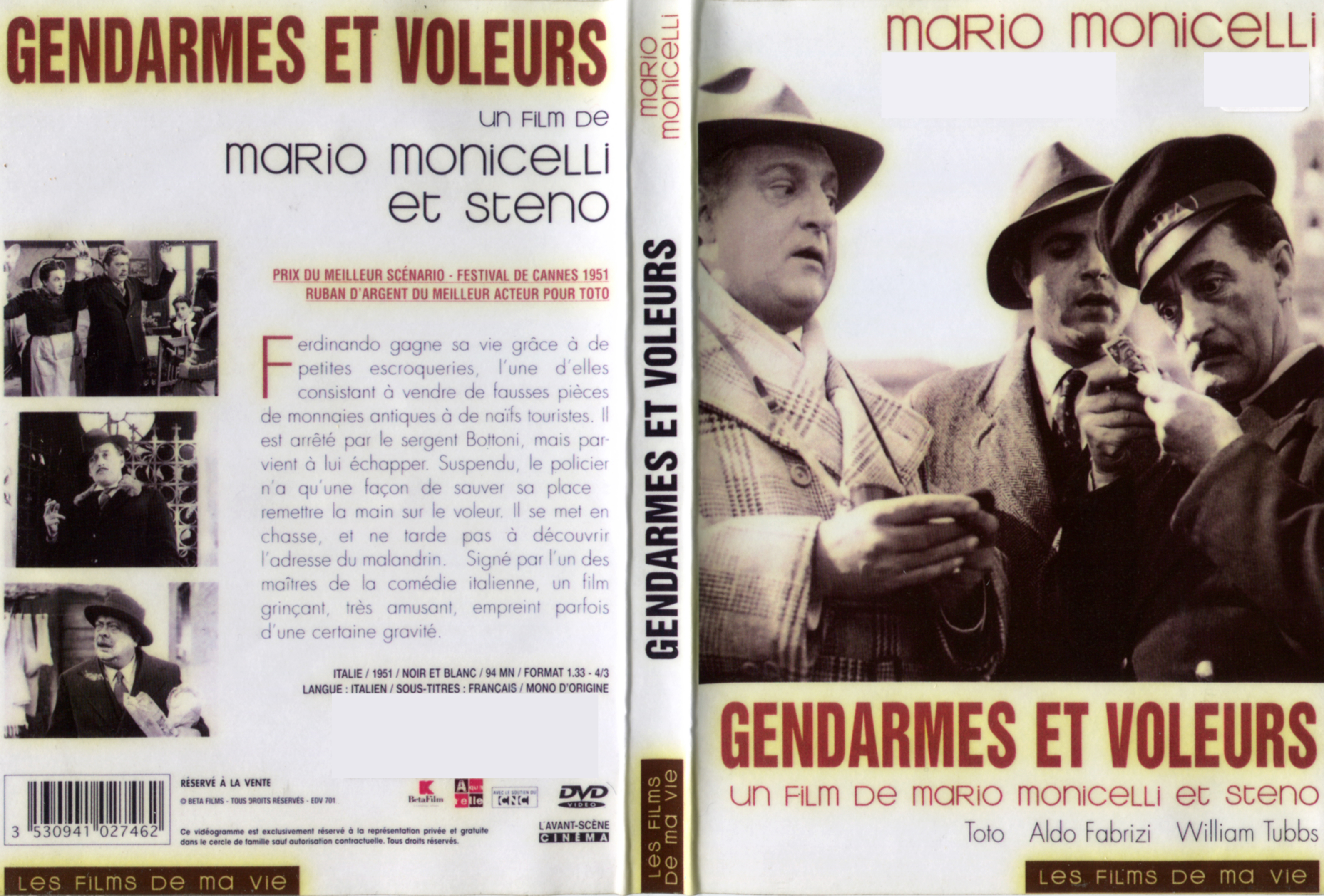 Jaquette DVD Gendarmes et voleurs v2