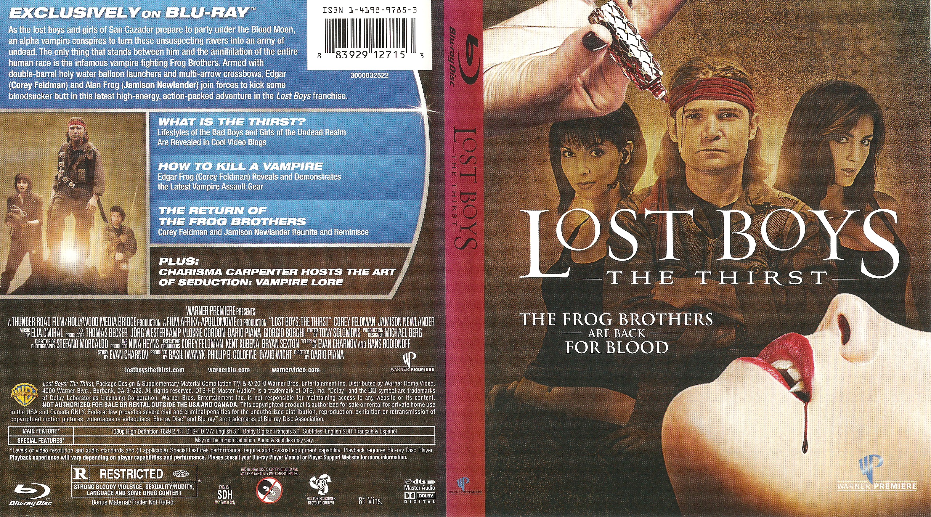 Jaquette DVD Gnration Perdue 3 (Lost Boys The Thirst) Zone 1 (BLU-RAY)