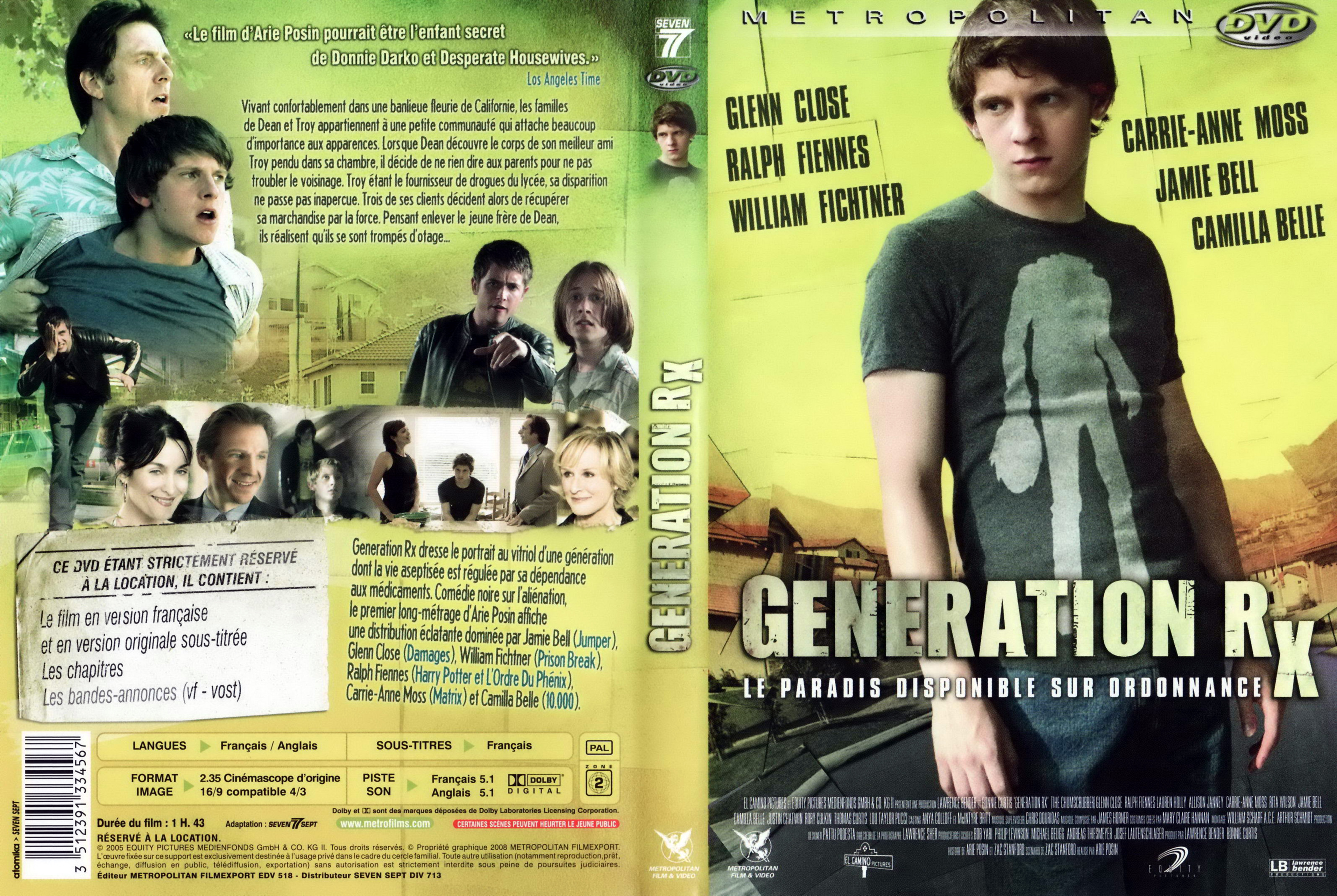 Jaquette DVD Generation RX