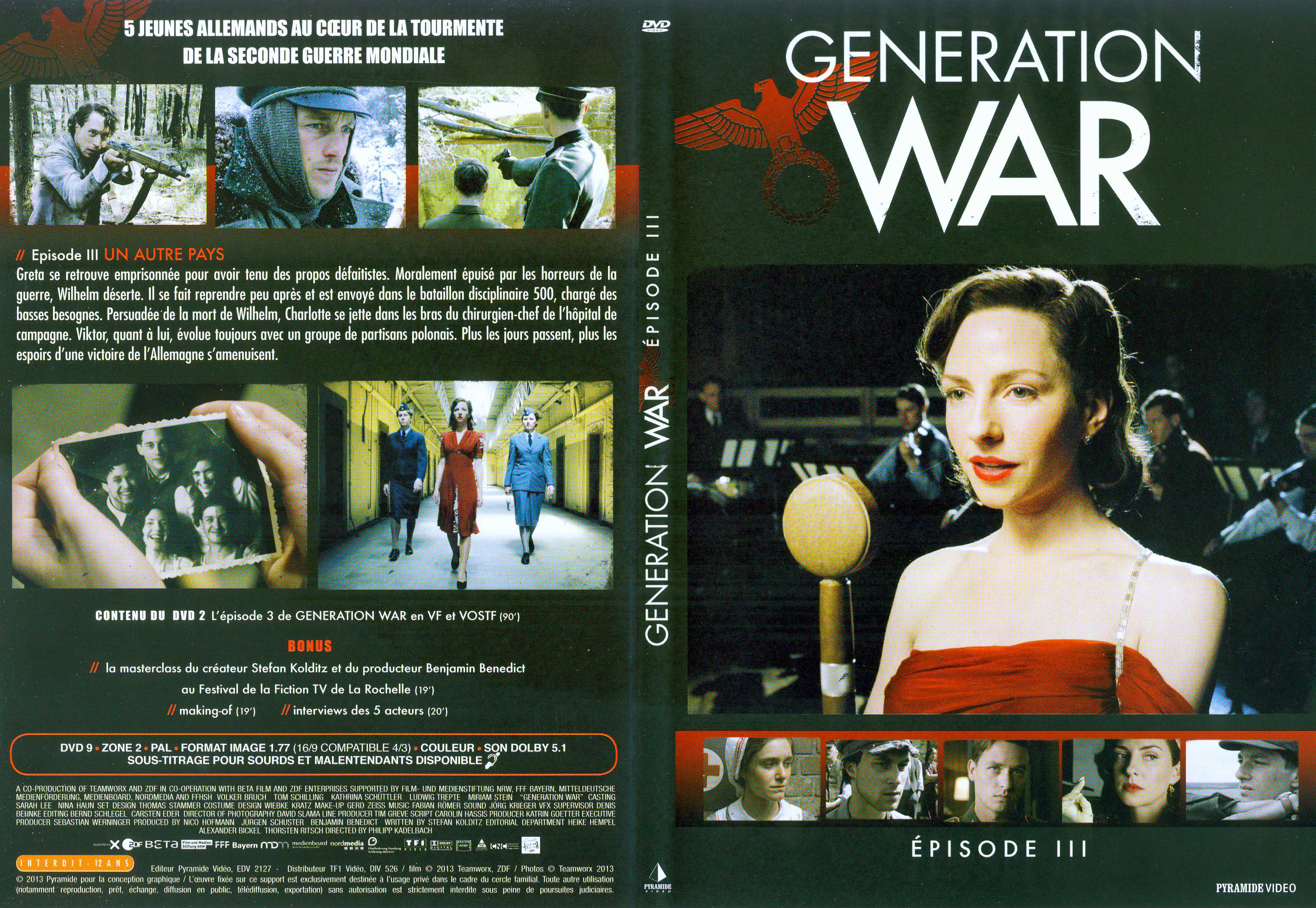 Jaquette DVD Generation War DVD 2