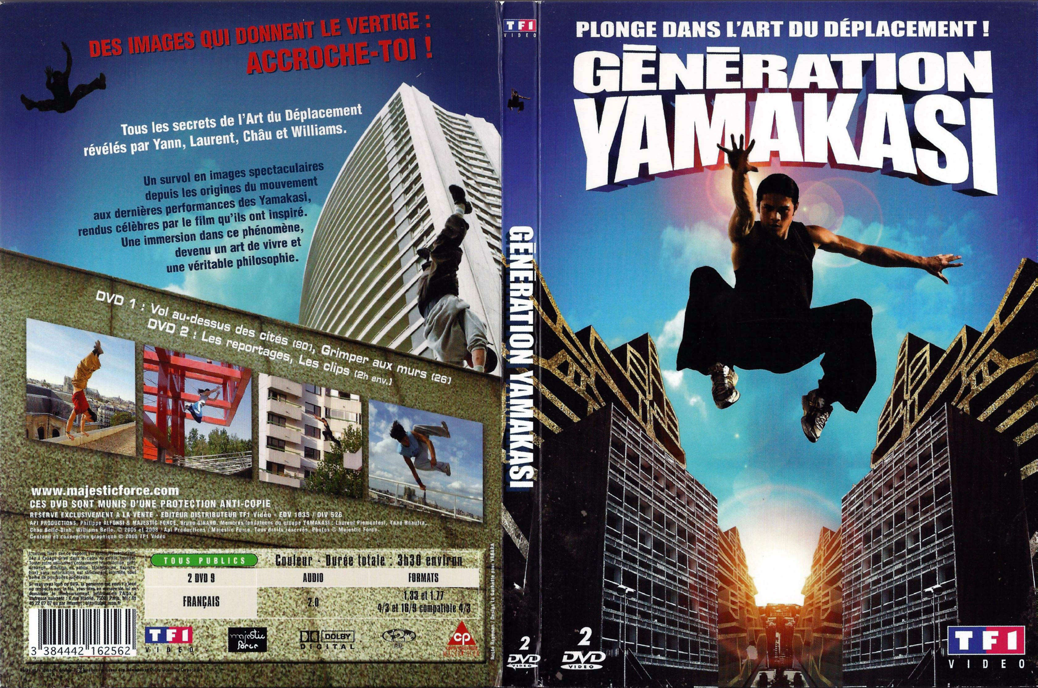 Jaquette DVD Gnration Yamakasi