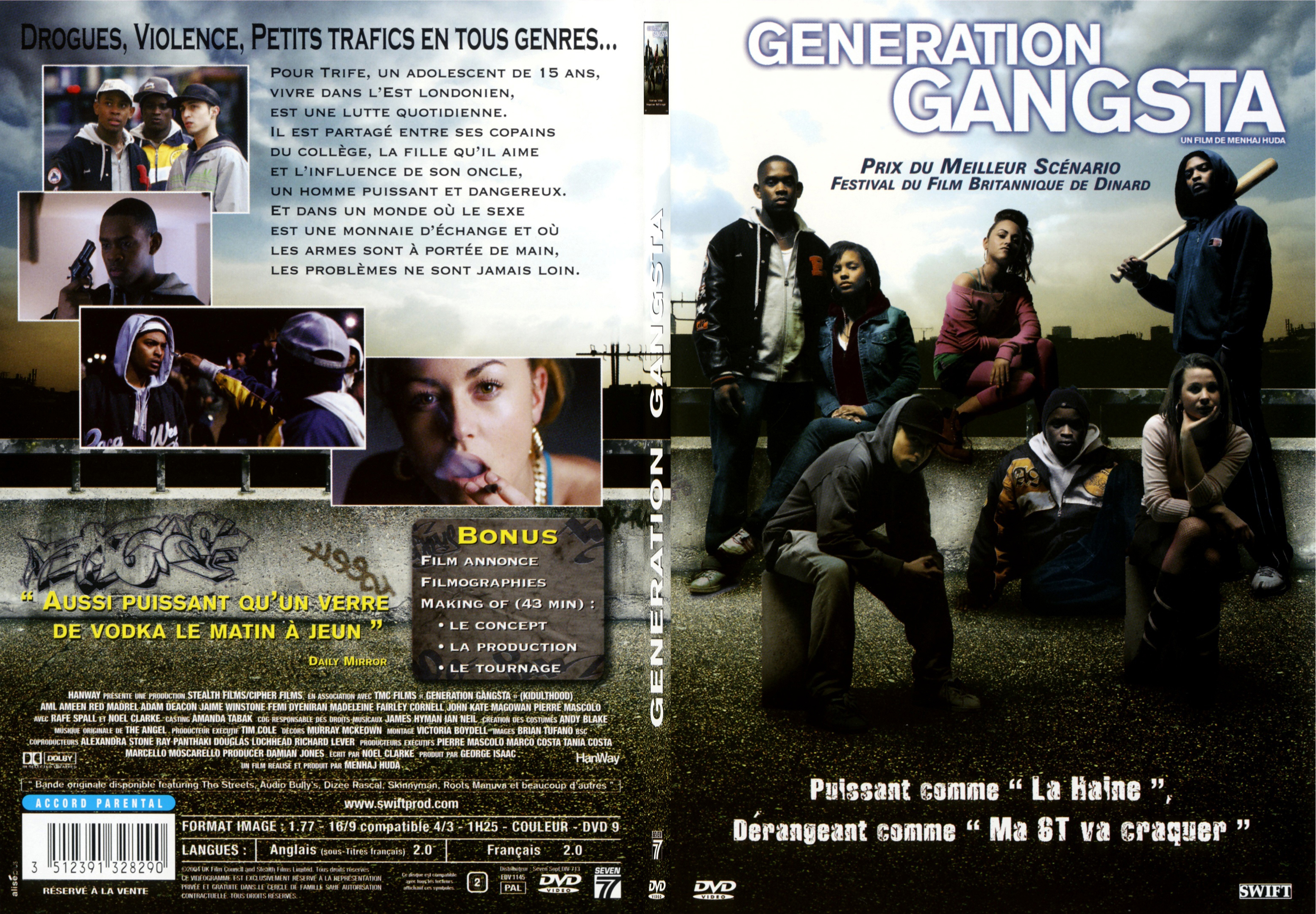 Jaquette DVD Generation gangsta - SLIM