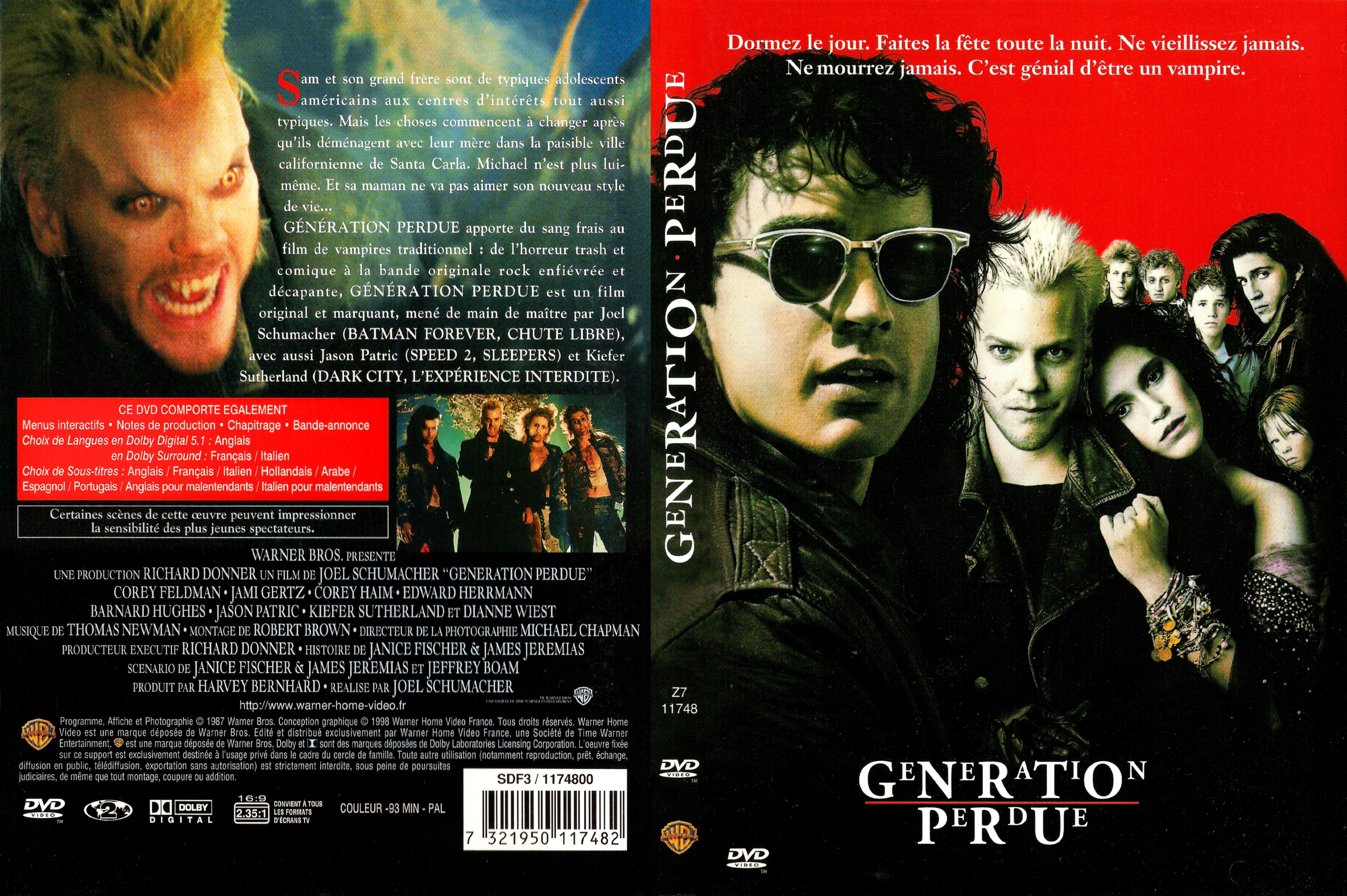 Jaquette DVD Generation perdue