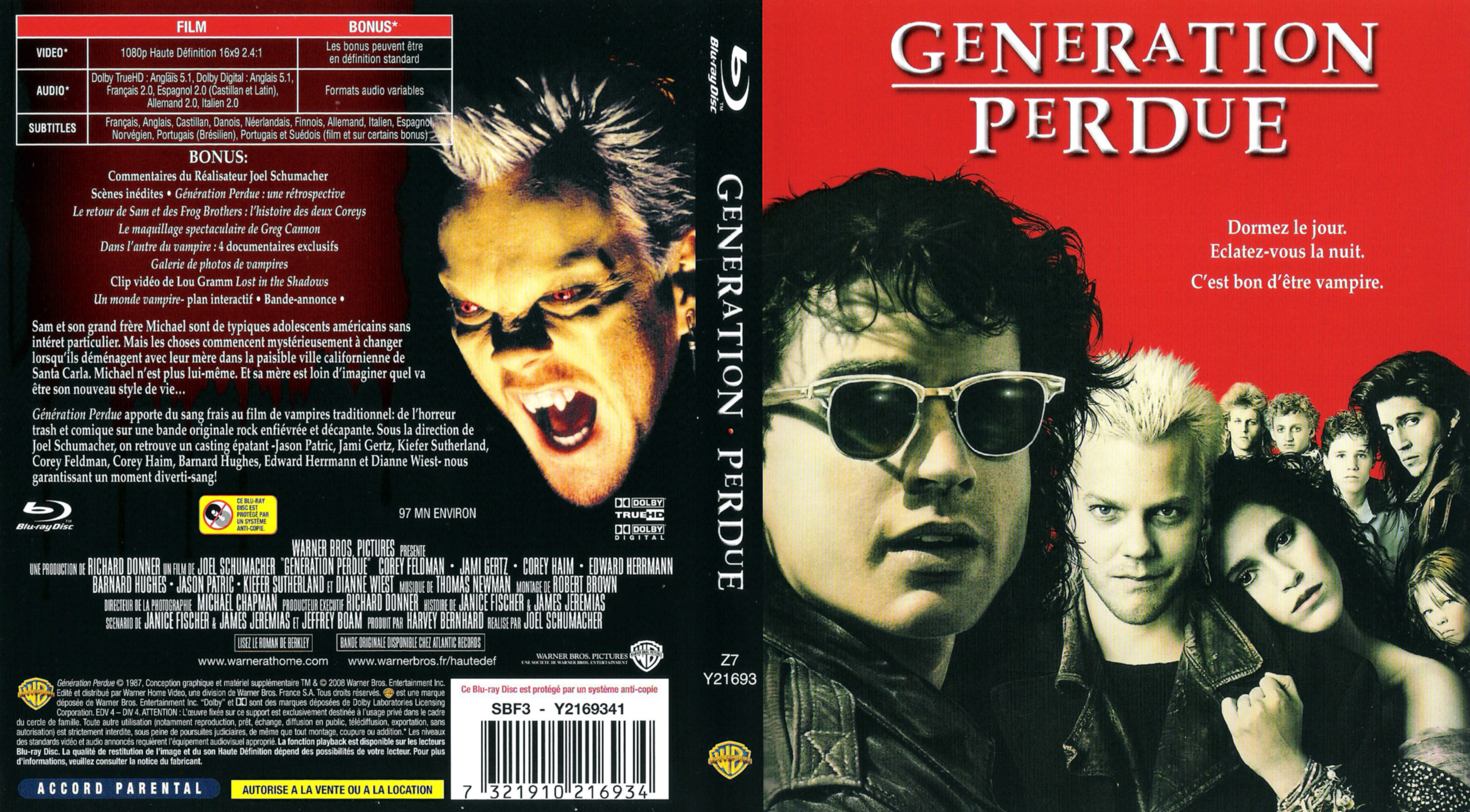 Jaquette DVD Generation perdue (BLU-RAY)