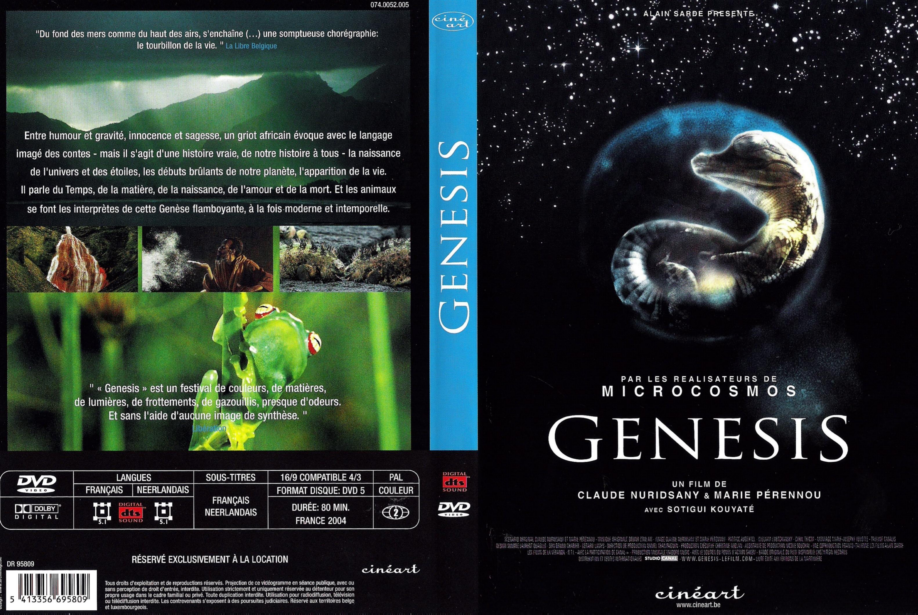 Jaquette DVD Genesis
