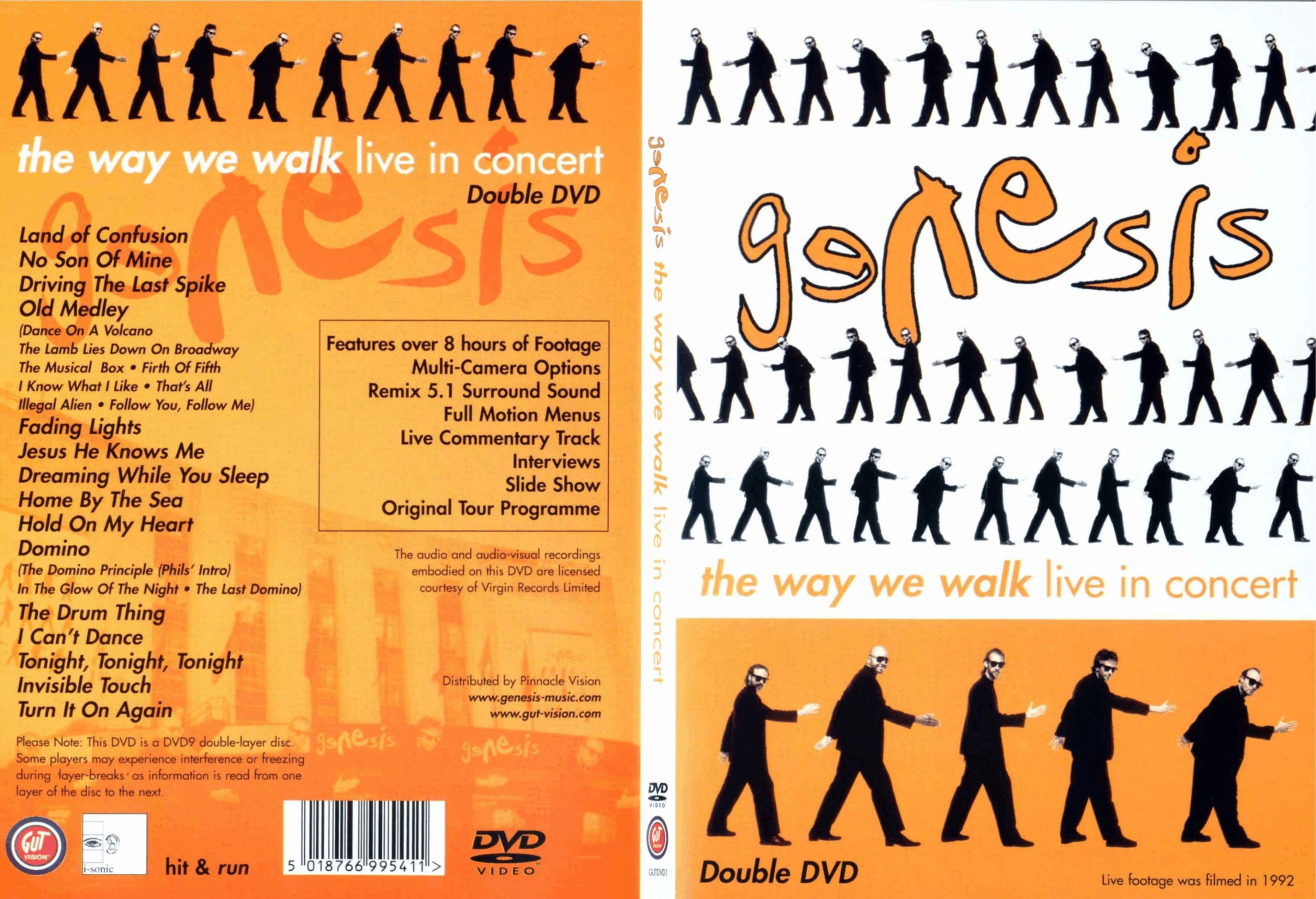 Jaquette DVD Genesis the way we walk - SLIM