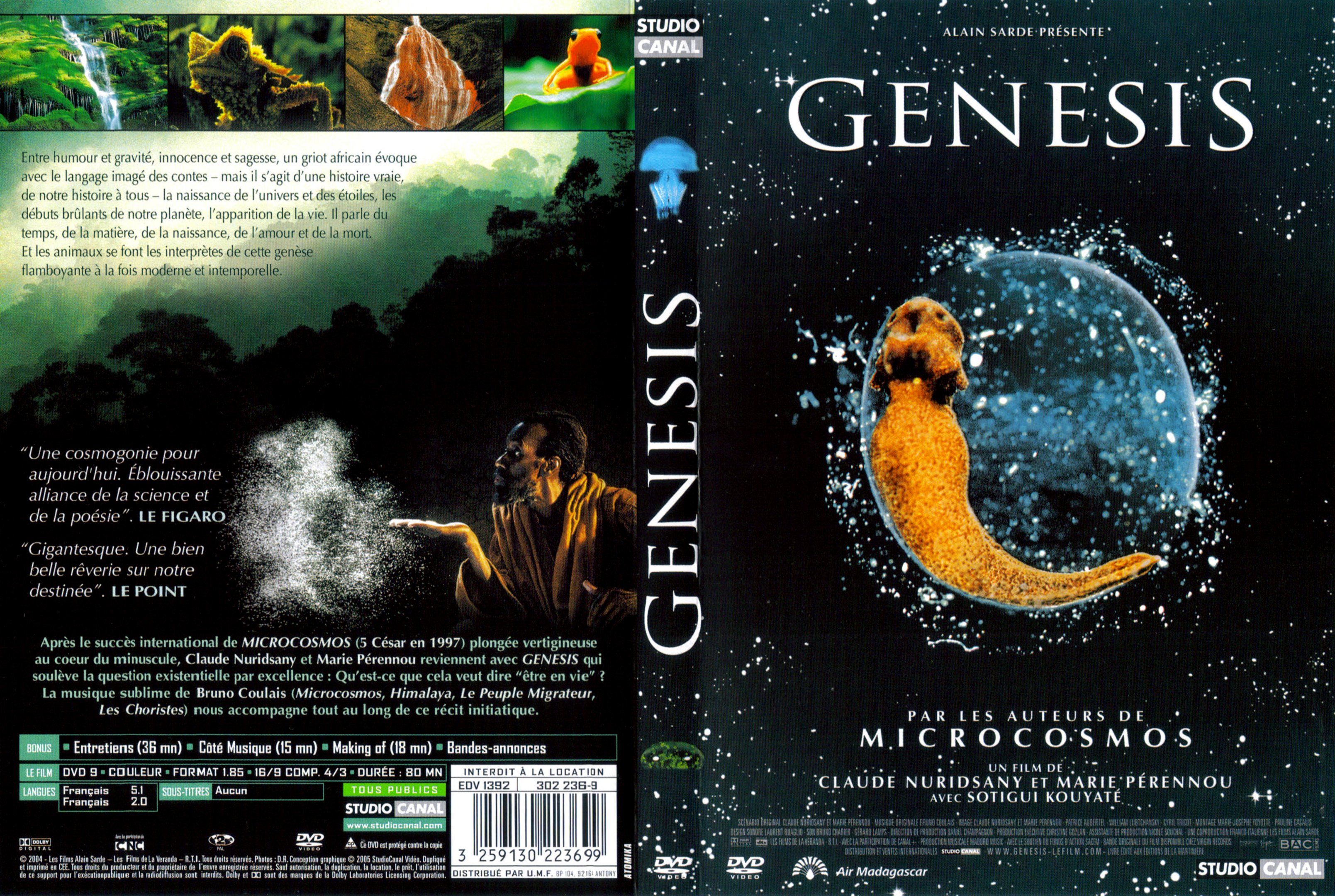 Jaquette DVD Genesis v2