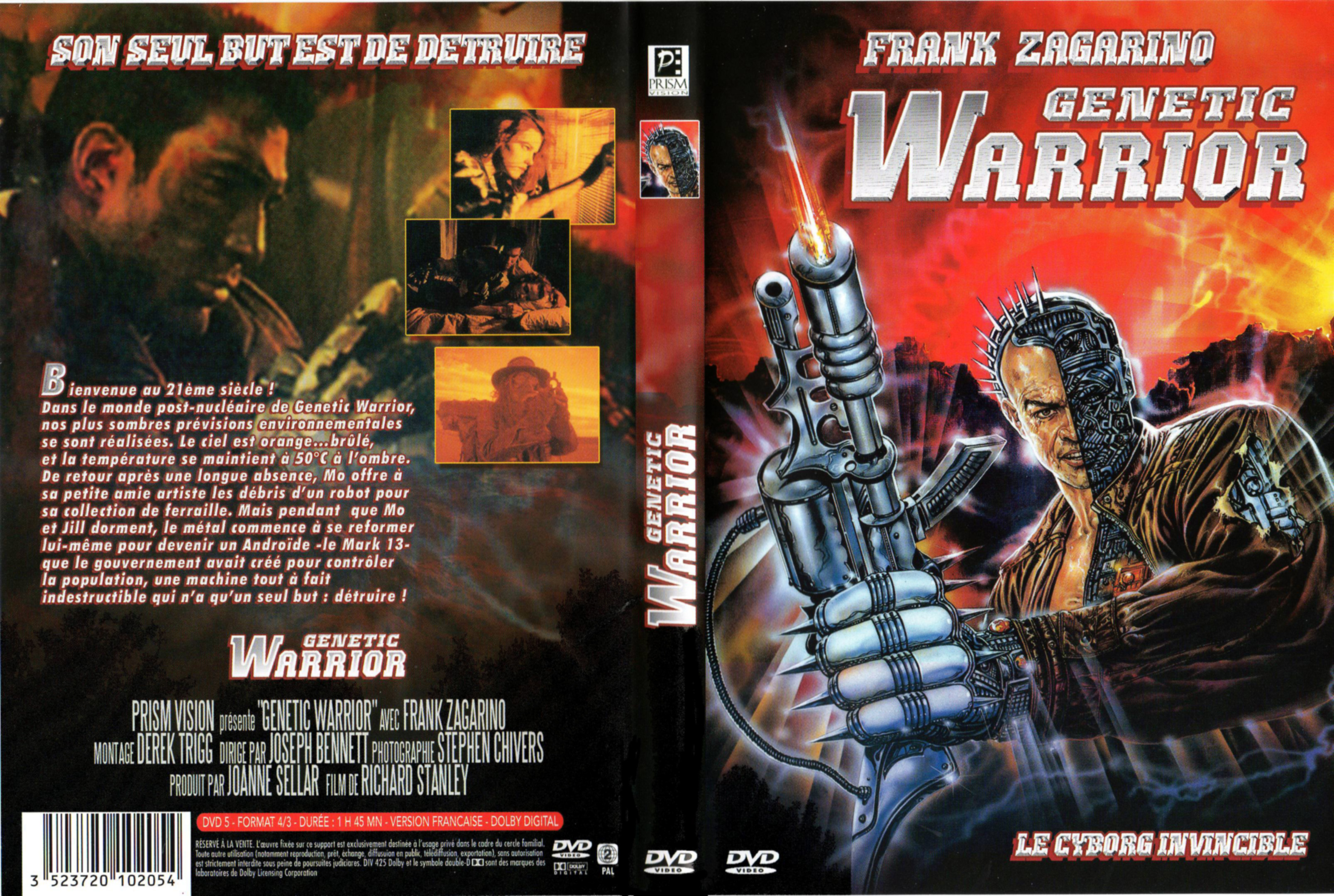 Jaquette DVD Genetic warrior