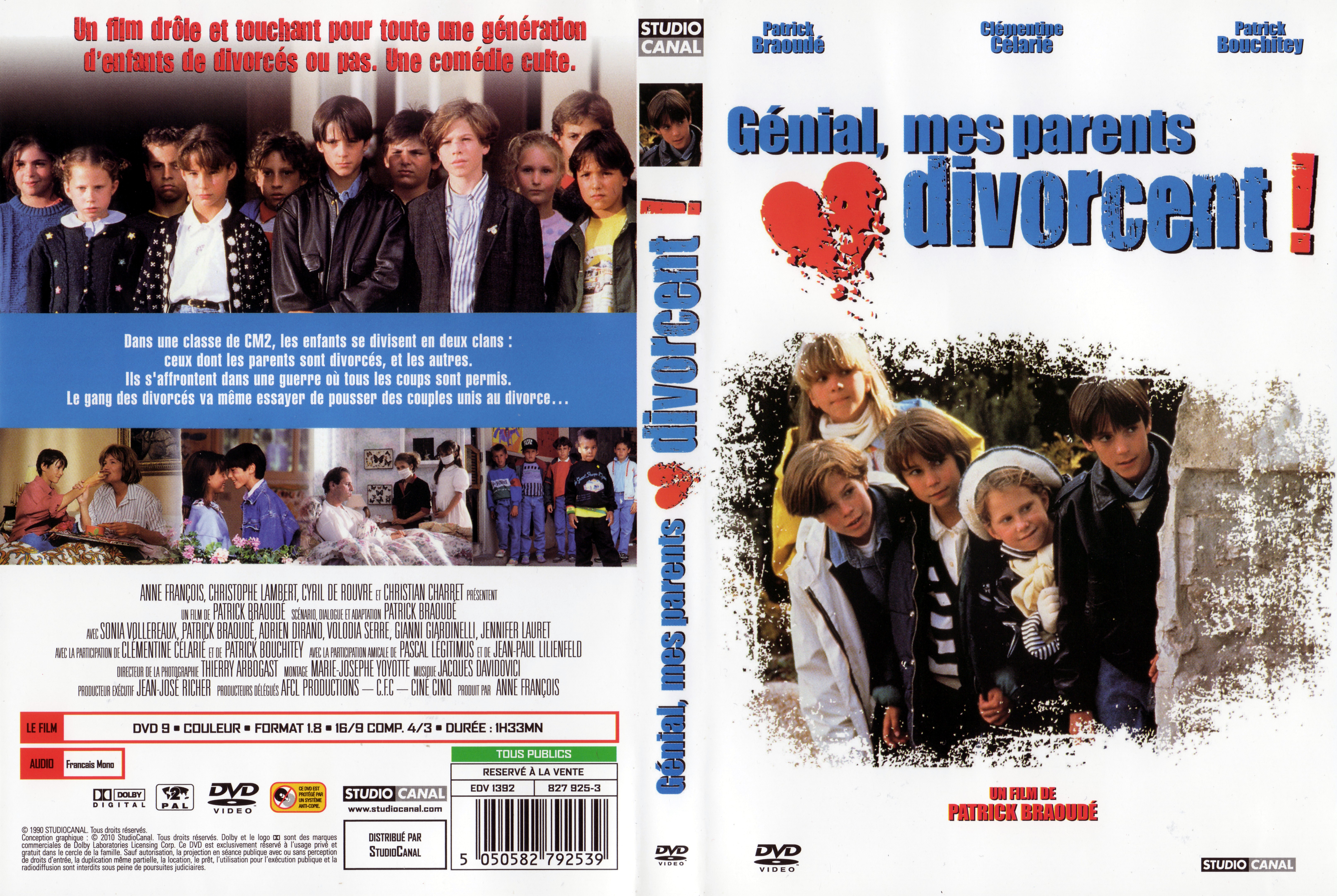 Jaquette DVD Gnial mes parents divorcent