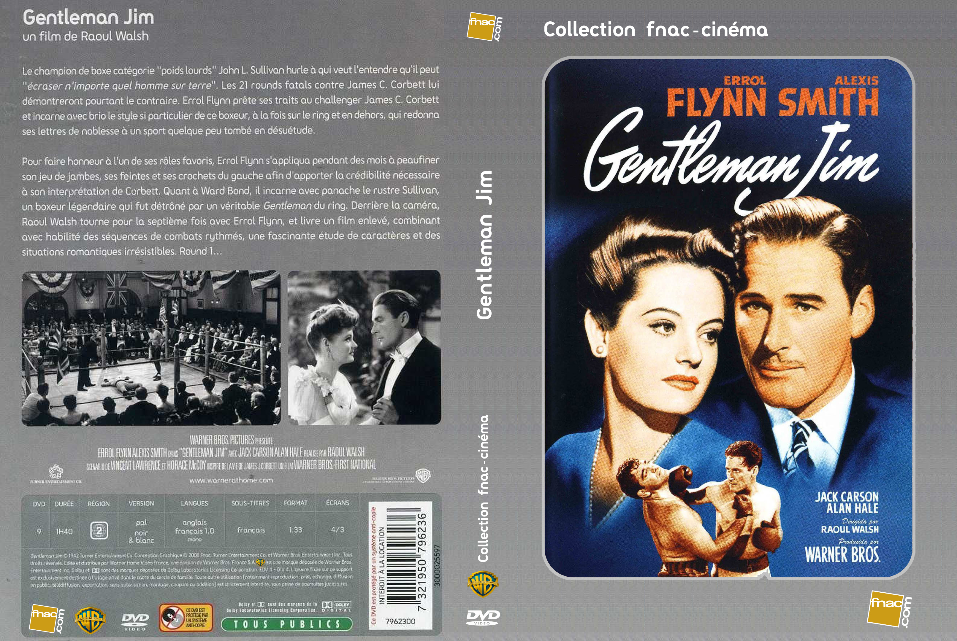 Jaquette DVD Gentleman Jim custom v2