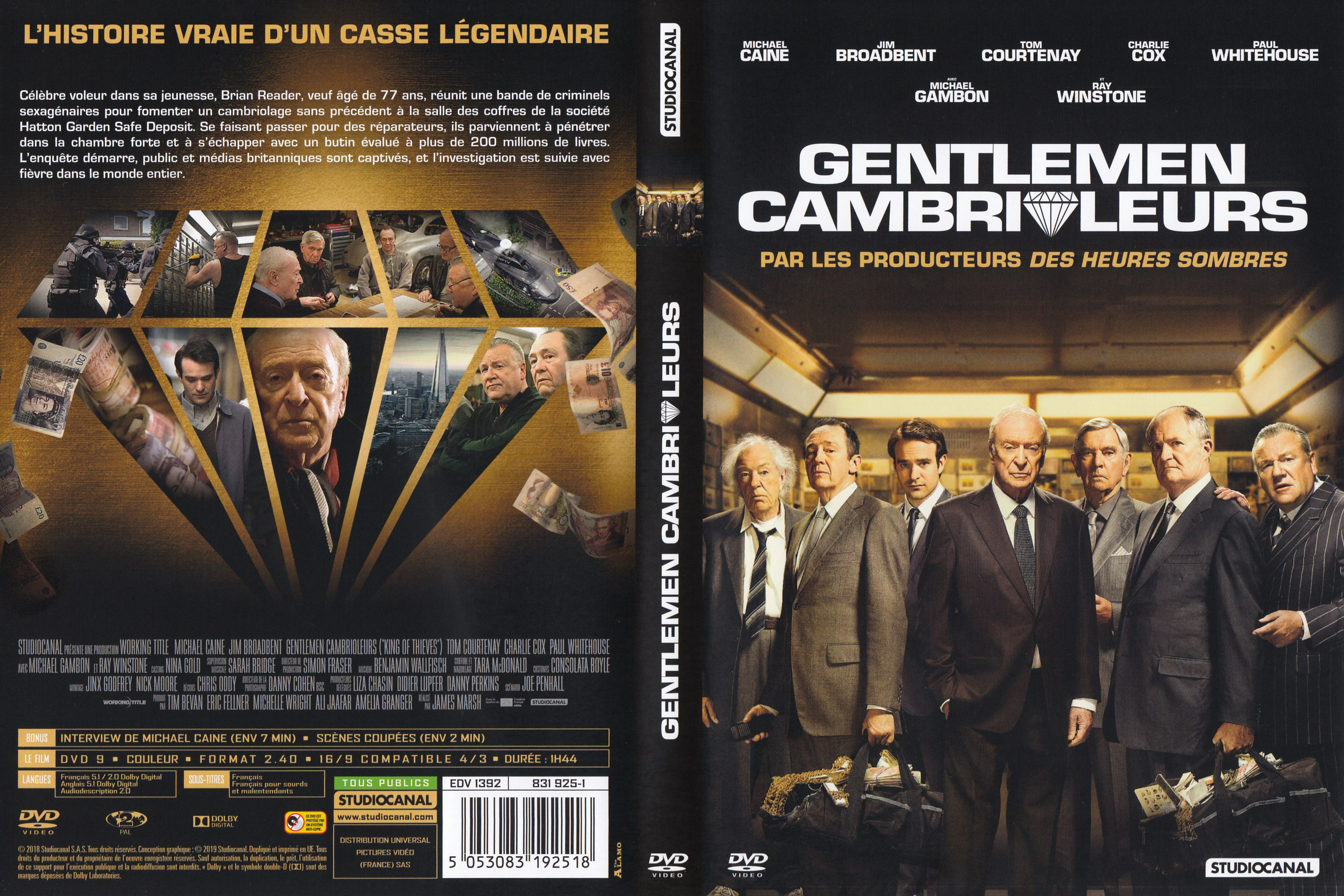 Jaquette DVD Gentlemen cambrioleurs
