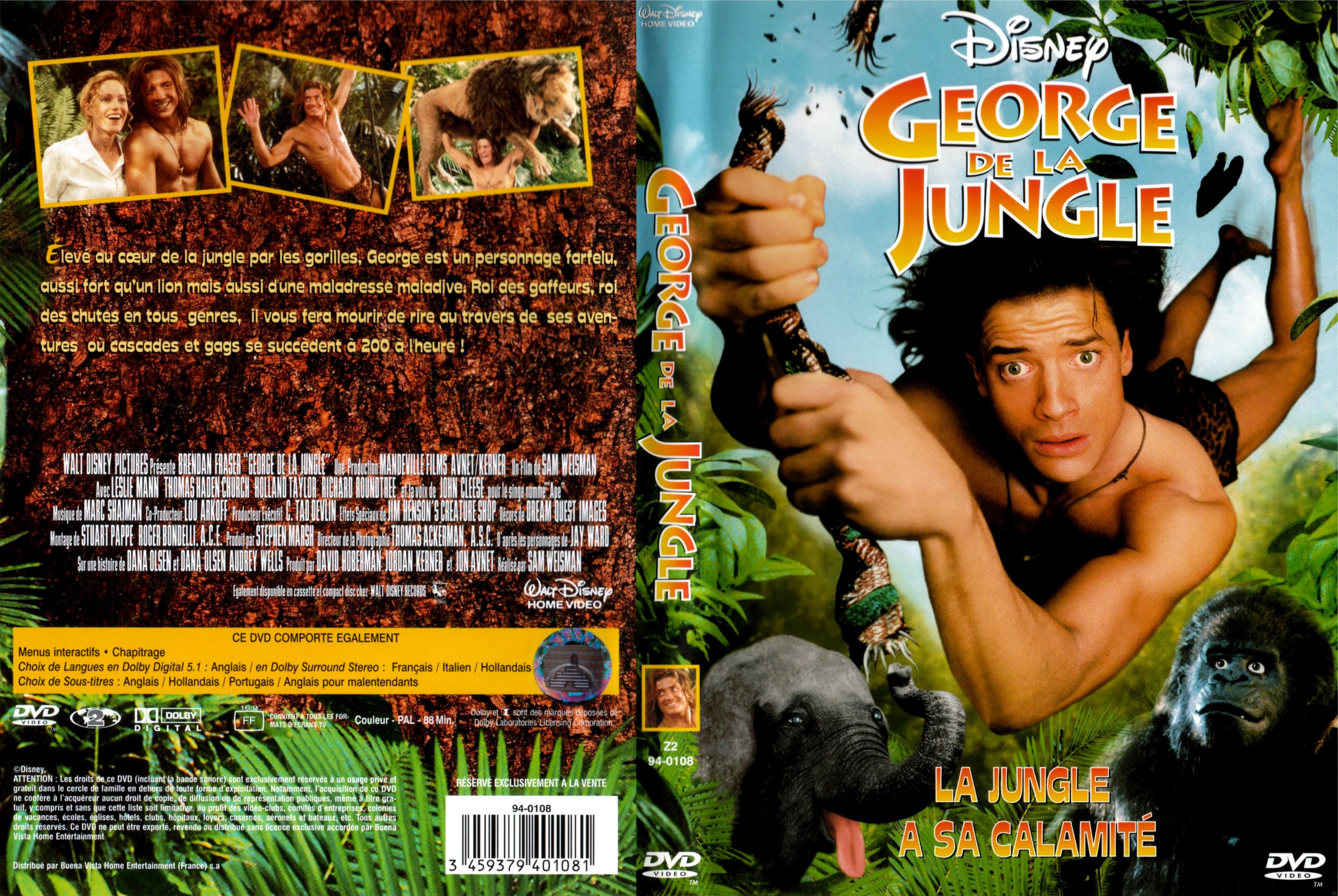 Jaquette DVD George de la jungle