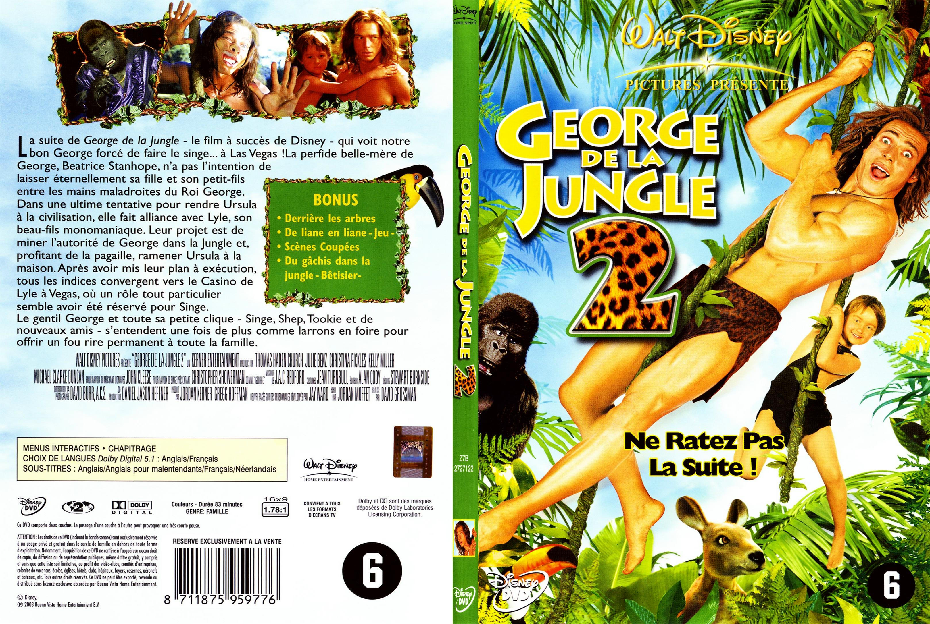 Jaquette DVD George de la jungle 2 - SLIM