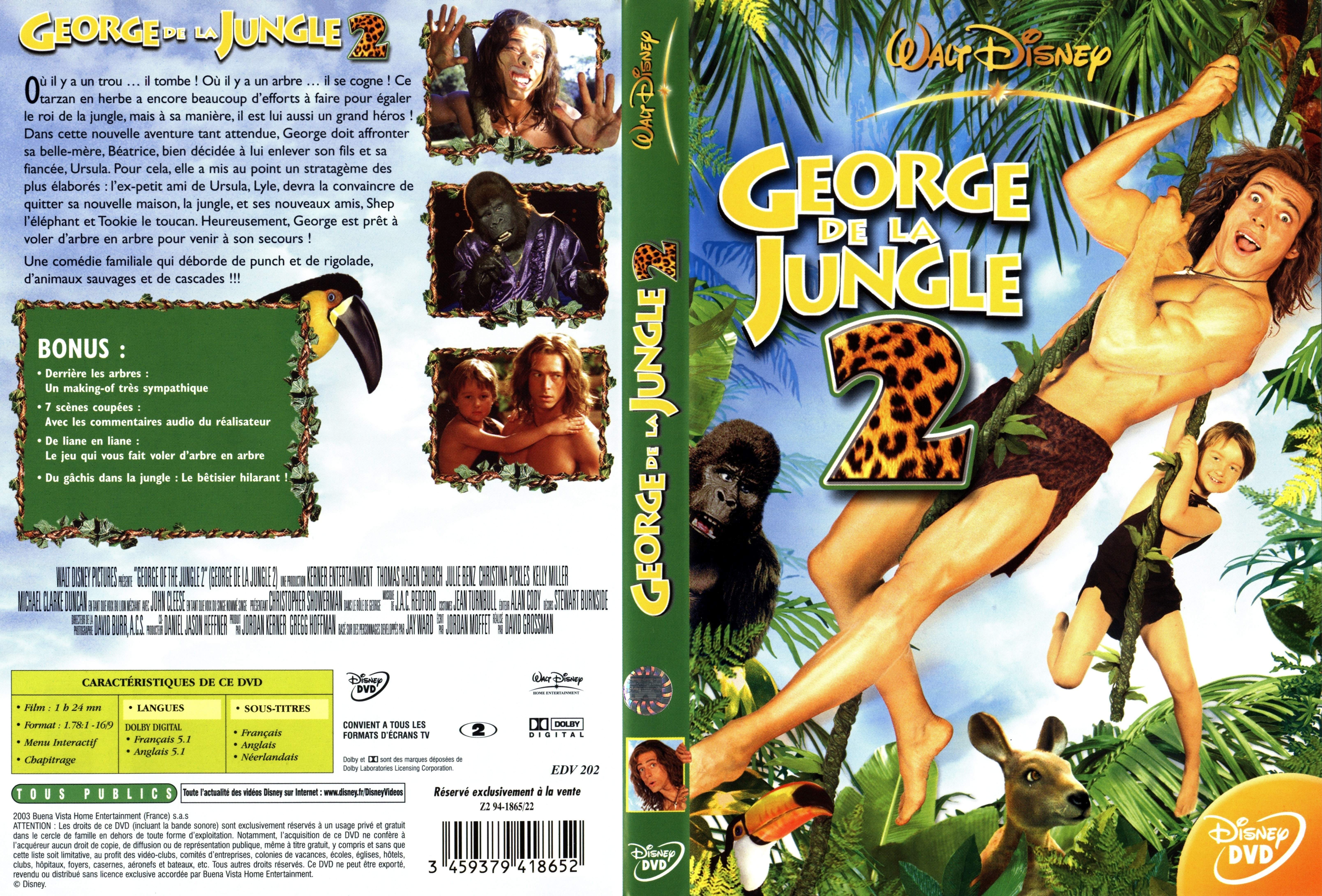 Jaquette DVD George de la jungle 2 v2