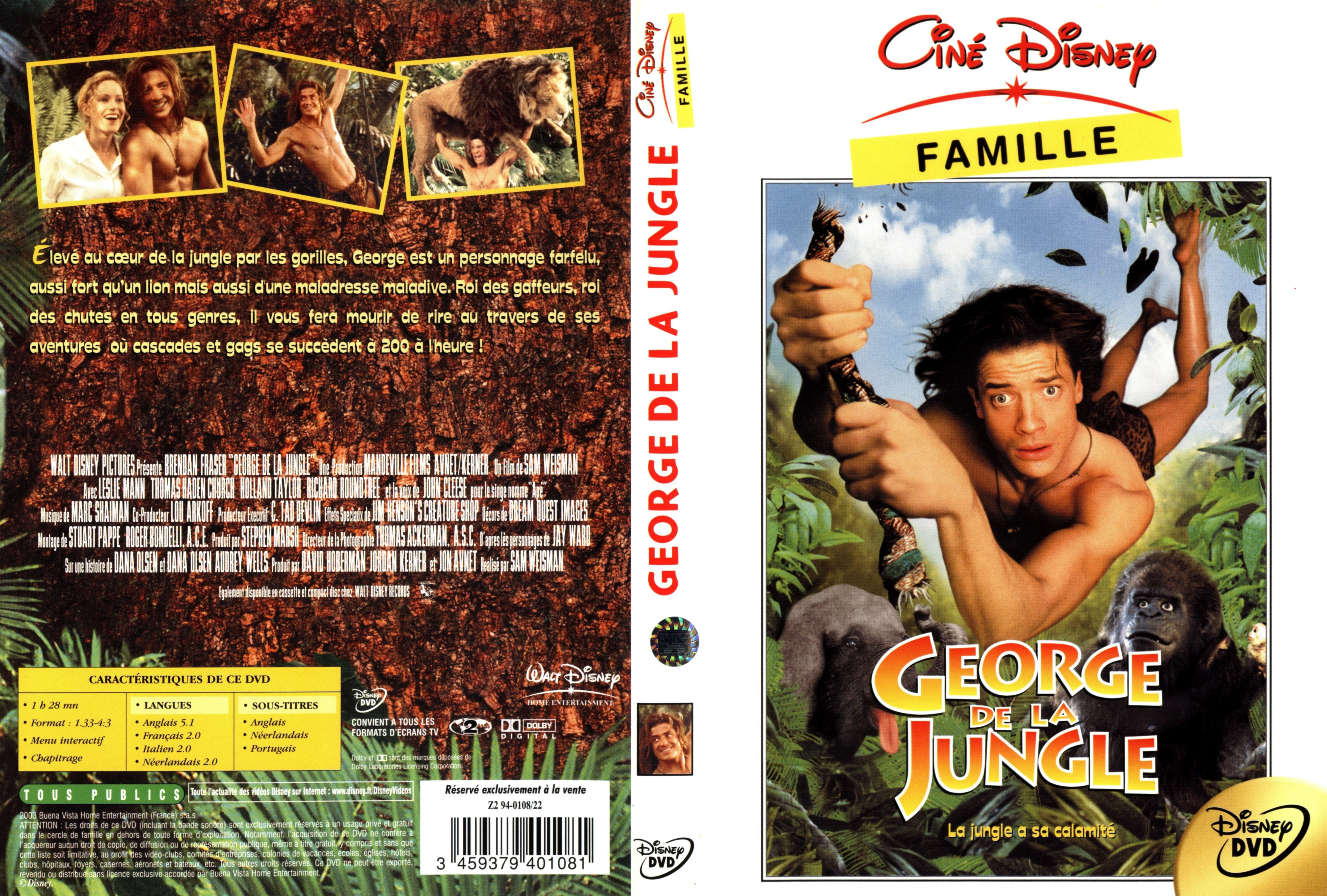 Jaquette DVD George de la jungle v2